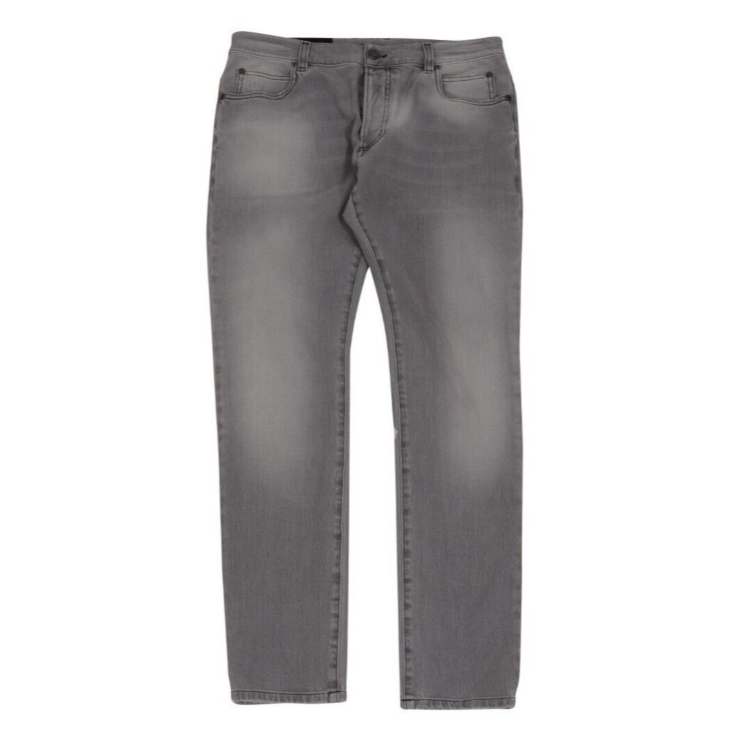 Balmain Slim Jeans Light Wash Gray Denim Size US 34 / EU 50 - 1 Thumbnail