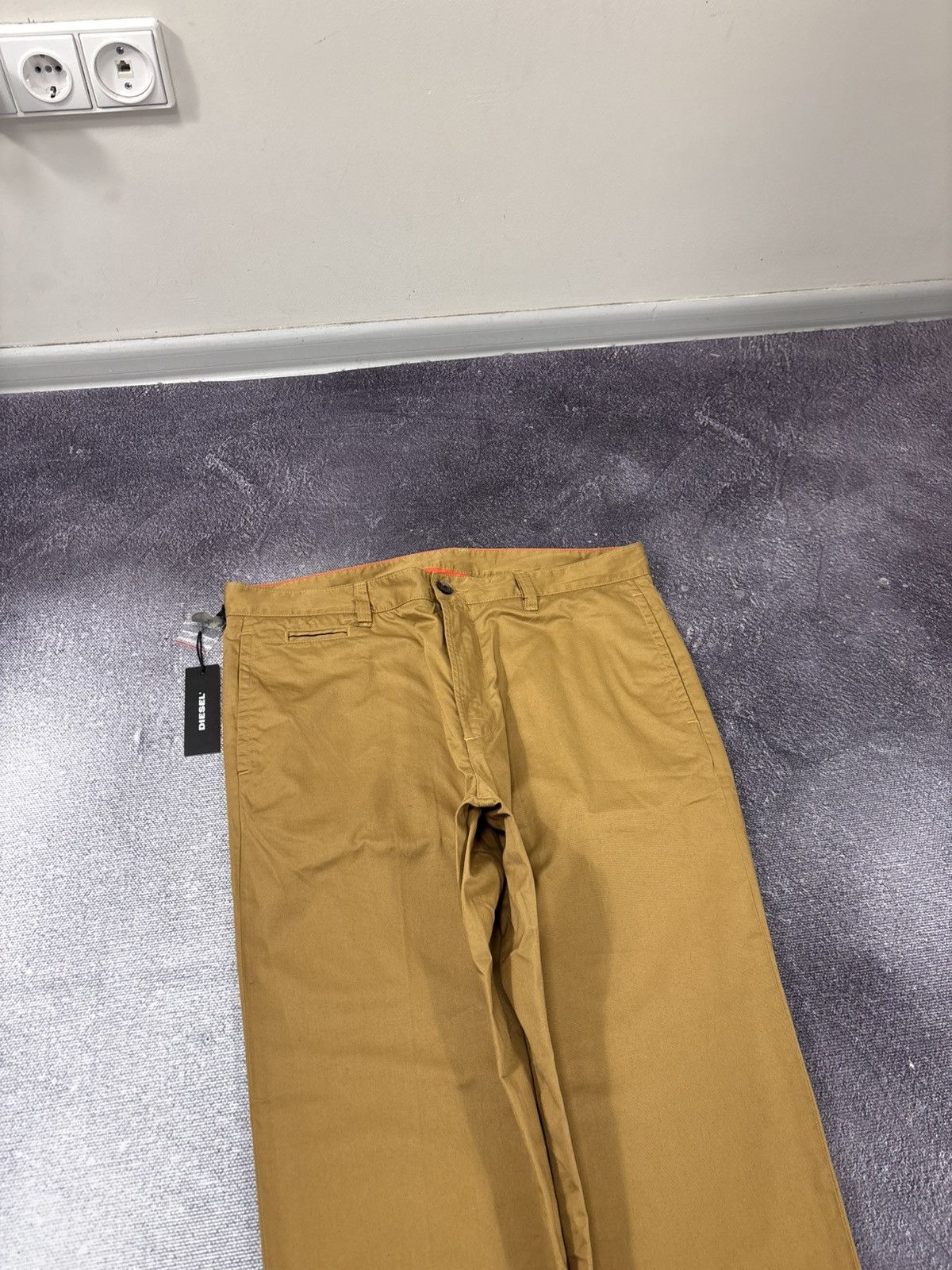 Diesel Diesel P-Madox NWT Men’s Mustard Orange Straight Fit Pants Size US 32 / EU 48 - 4 Thumbnail