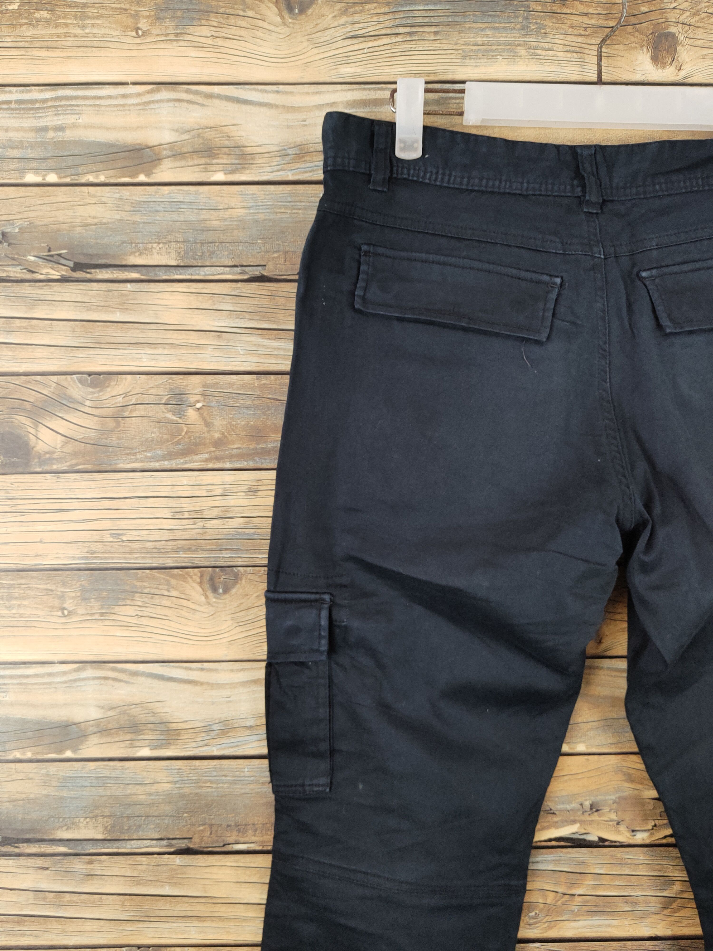 semanticdesign Semantic Design Black punk Multipocket Cargo Pants #W1851 Size US 32 / EU 48 - 9 Thumbnail