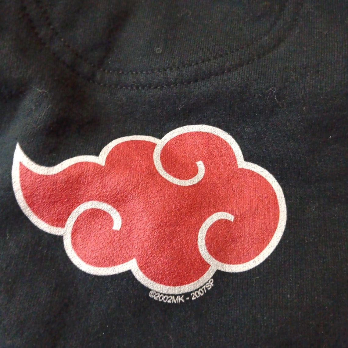 VINTAGE Naruto Shippuden Akatsuki Anime Sweatshirt Hoodie Unisex Adults S Black Pullover Graphic Print Itachi Pain Sasuke Obito Uchiha Fall 90s?