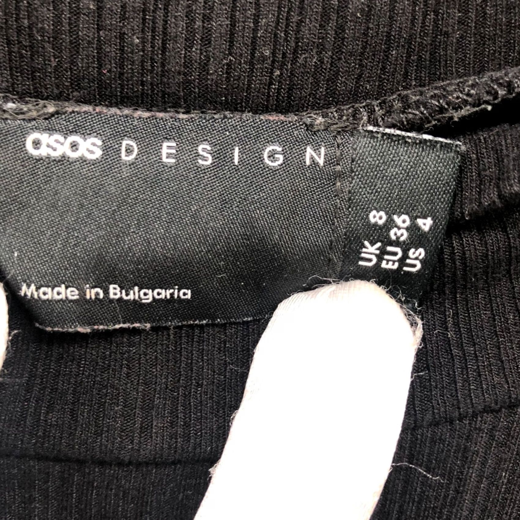 Asos ASOS Long Sleeve Ribbed Maxi T Shirt Dress Womens 4 Black Mock Neck Jersey Dress Maxi Shirt Womens 4 Black Mock Neck Jersey Vestigible? Size S / US 4 / IT 40 - 5 Thumbnail