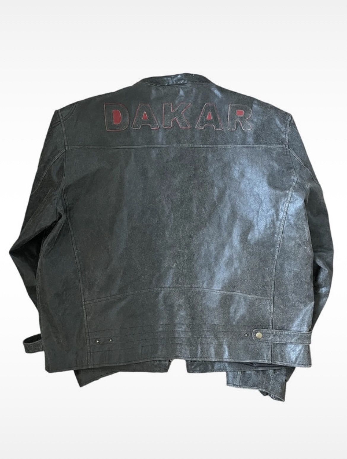 Vintage Dakar vintage racing leather jacket Size US XXL / EU 58 / 5 - 3 Thumbnail