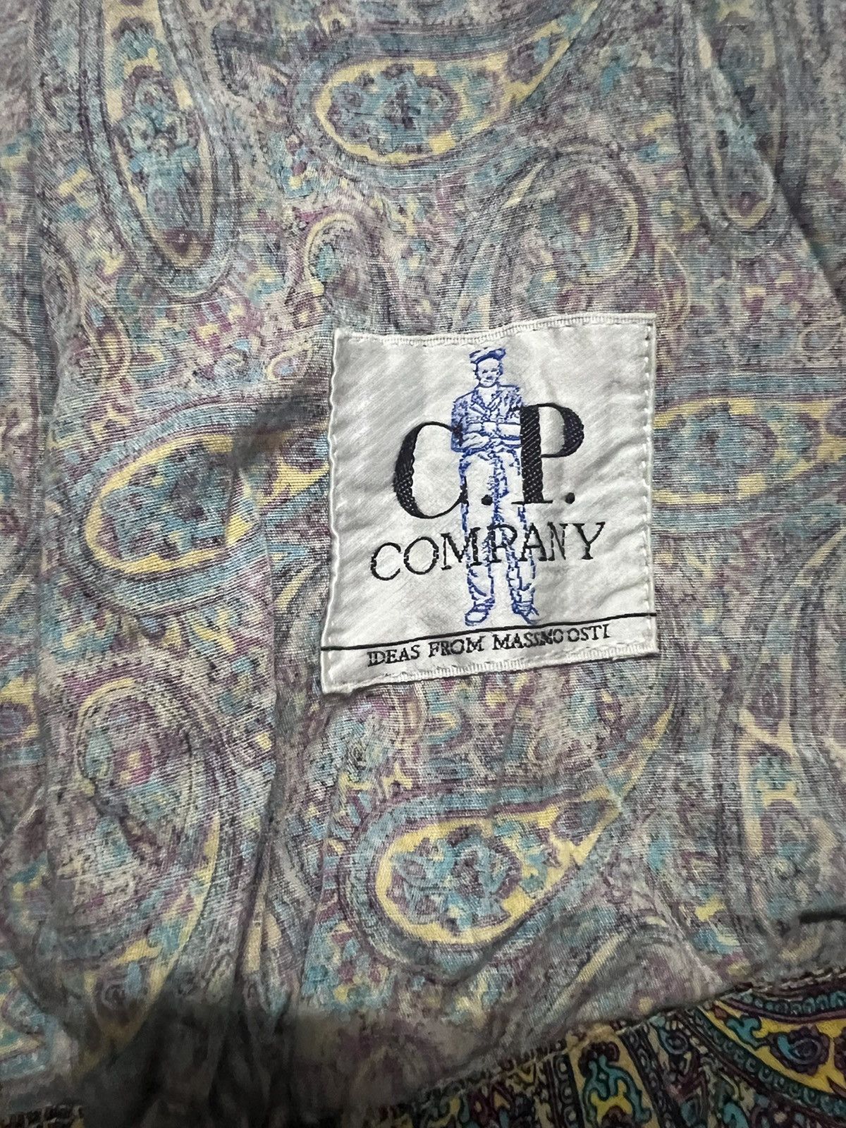 C.P. Company Vintage Cp Company Paisley Printed Button jacket Size US L / EU 52-54 / 3 - 12 Thumbnail