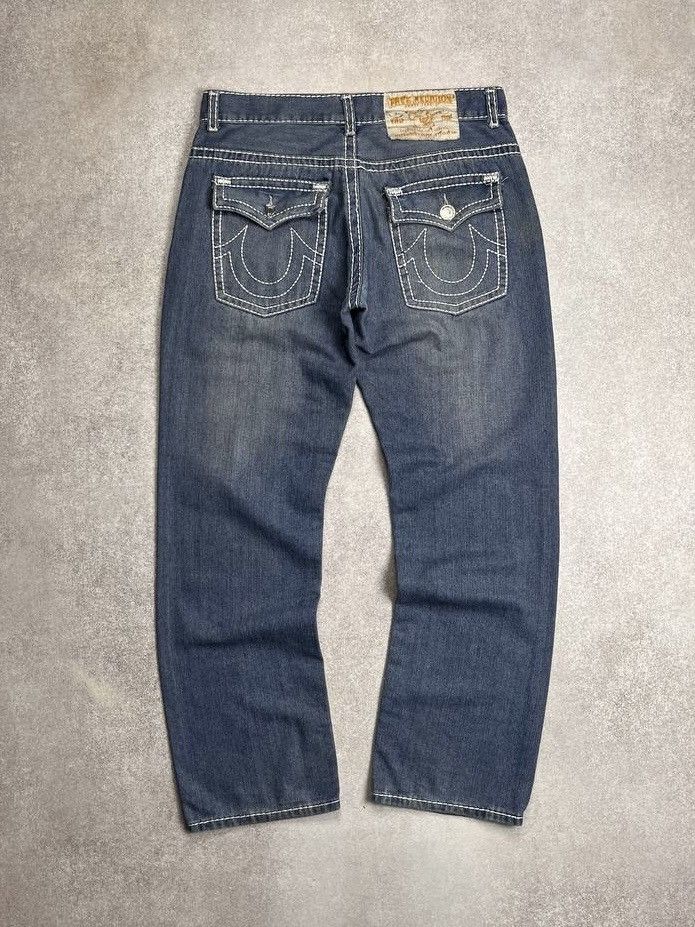 Other QUICK SALE⚡️VINTAGE TRUE RELIGION BAGGY FLARED JEANS Y2K 34 Size US 34 / EU 50 - 1 Thumbnail