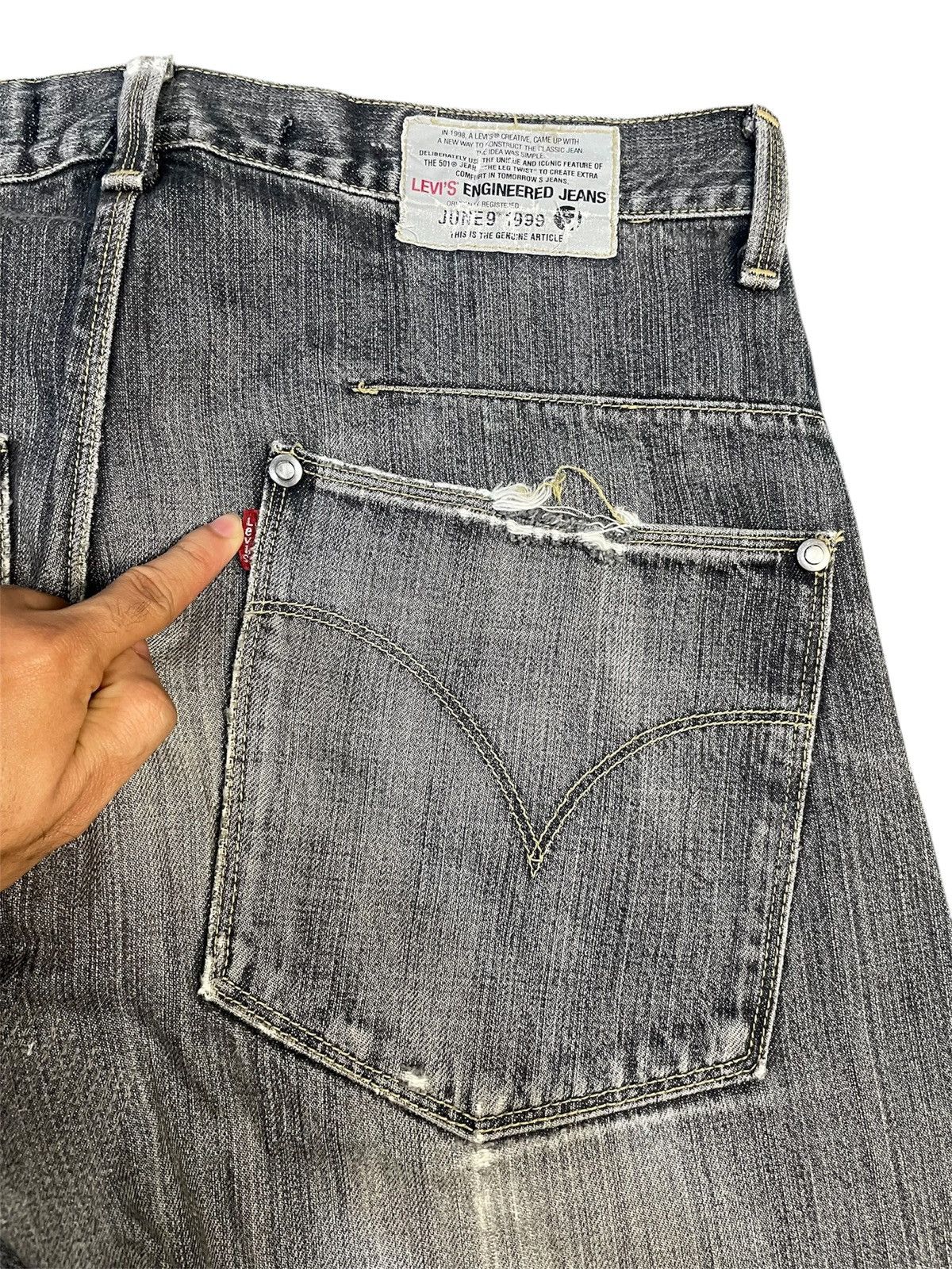 Levi's Vintage 1999 Levis Engineered Jeans Size US 32 / EU 48 - 5 Thumbnail