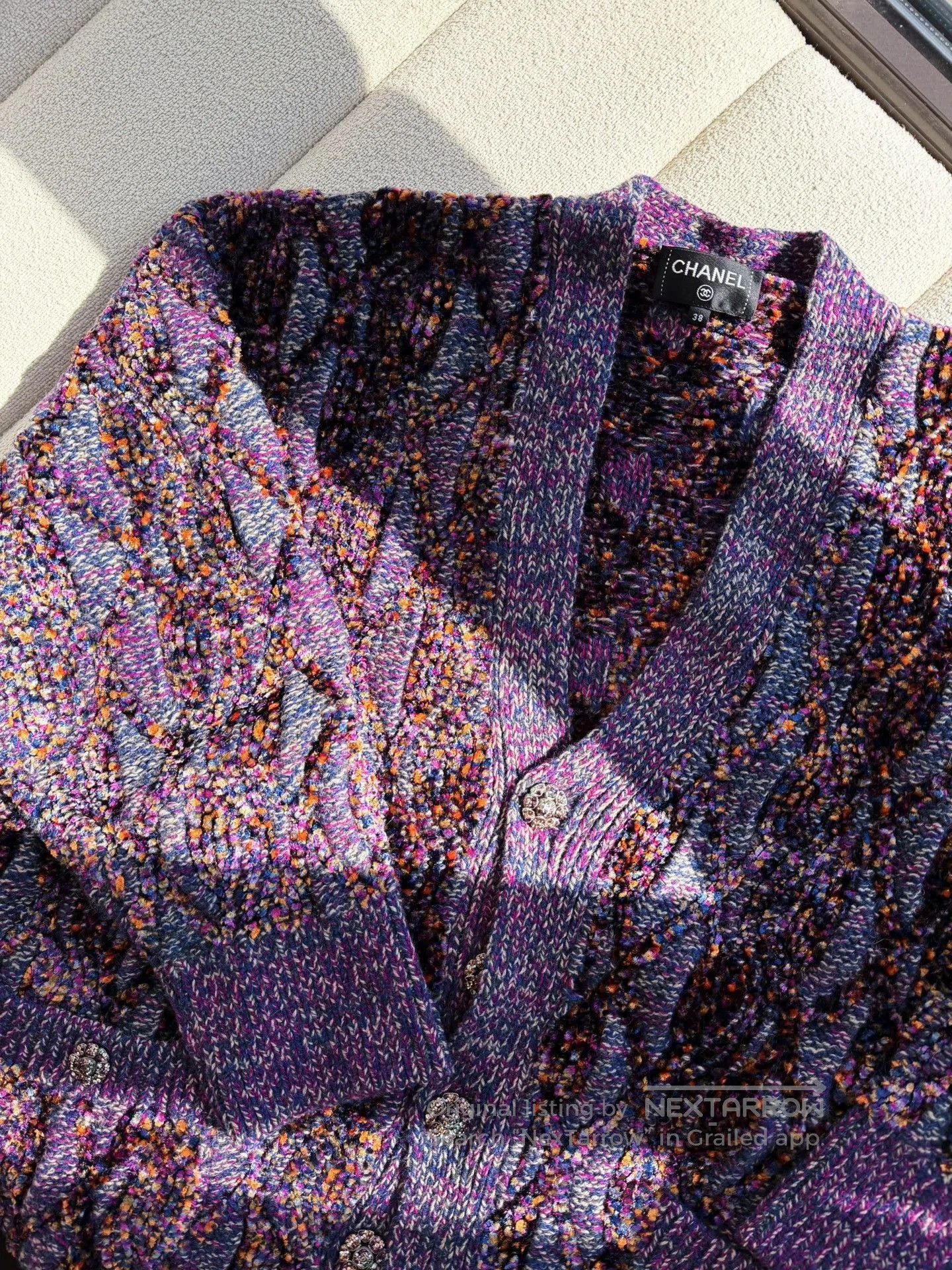 Chanel Chanel 22K Women's Knit Cardigan. Size S / US 4 / IT 40 - 4 Thumbnail