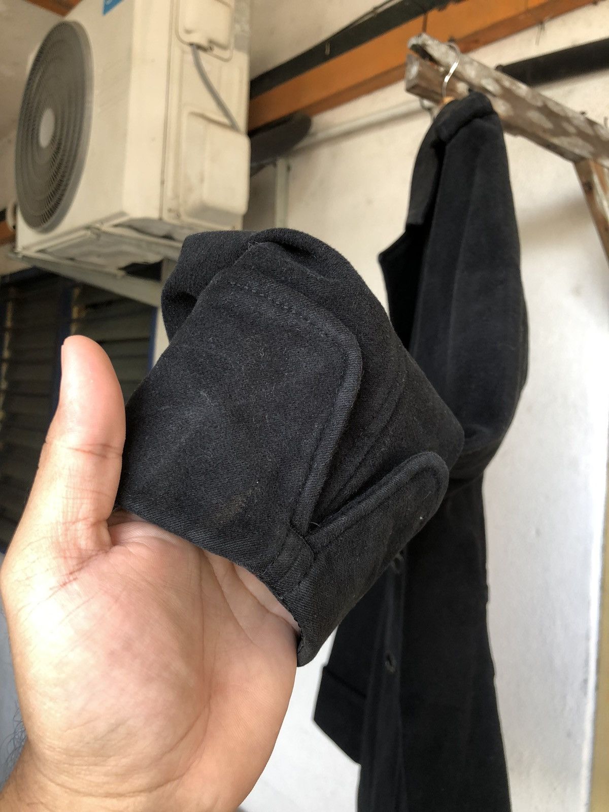 If Six Was Nine 🥷Tornado Mart Japan Punk Double Collar Cotton Jacket Size US L / EU 52-54 / 3 - 14 Thumbnail