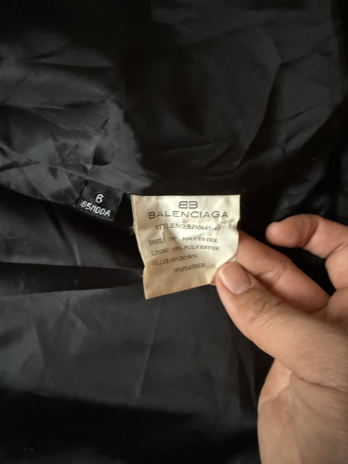 Balenciaga Balenciaga Puffer Jacket - Black Size US XL / EU 56 / 4 - 3 Thumbnail