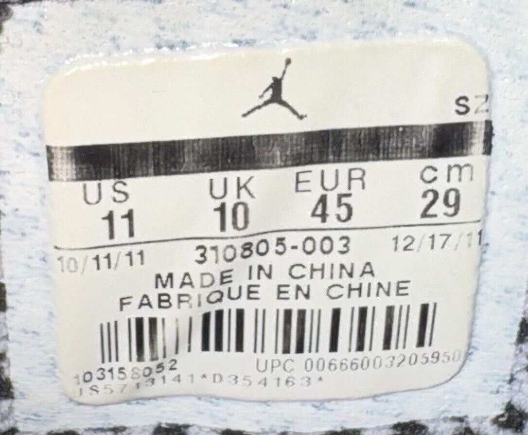Jordan Brand Nike Air Jordan 10 Retro Stealth - 310805-003 - Size 11 Size US 11 / EU 44 - 9 Thumbnail
