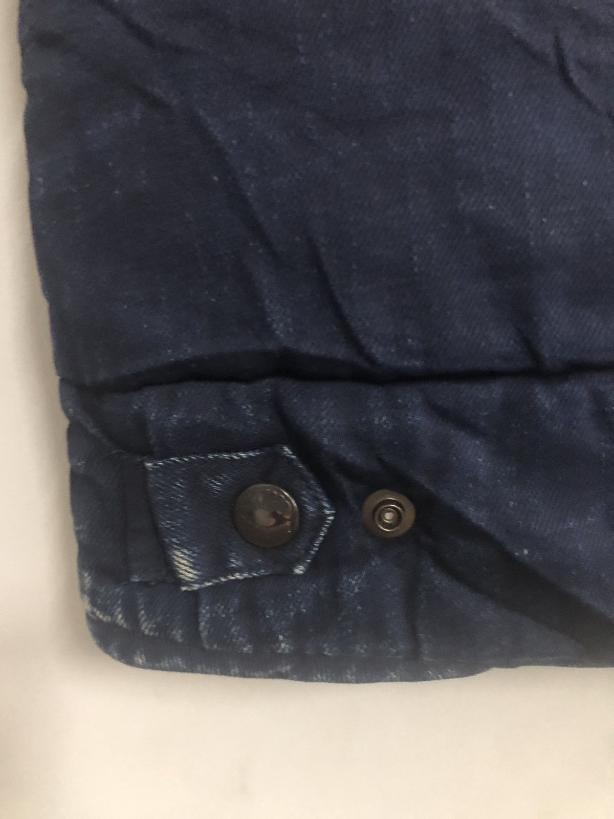 OMNIGOD OMNIGOD Vest Jacket Indigo Fur Collar Size US S / EU 44-46 / 1 - 8 Thumbnail