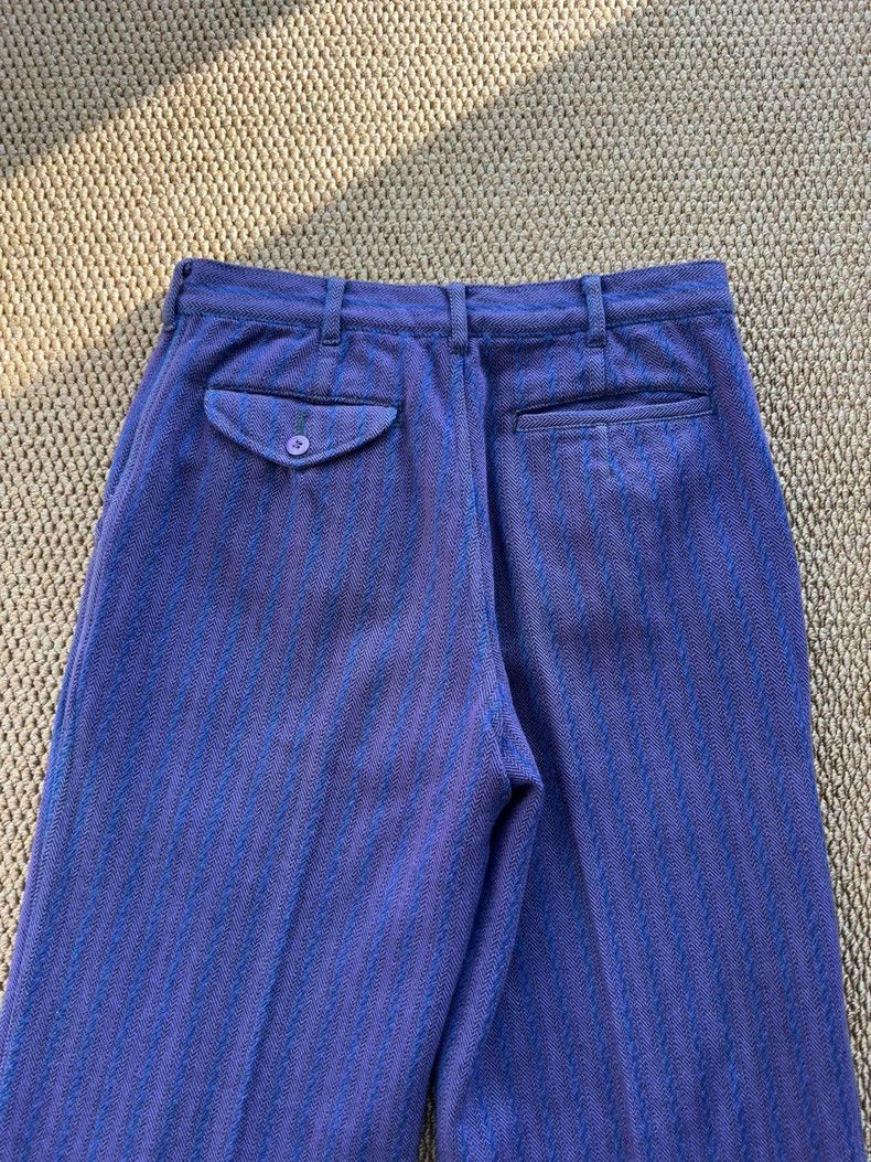 Comme des Garcons Comme Des Garcons size S Purple wool pants Size US 26 / EU 42 - 8 Thumbnail