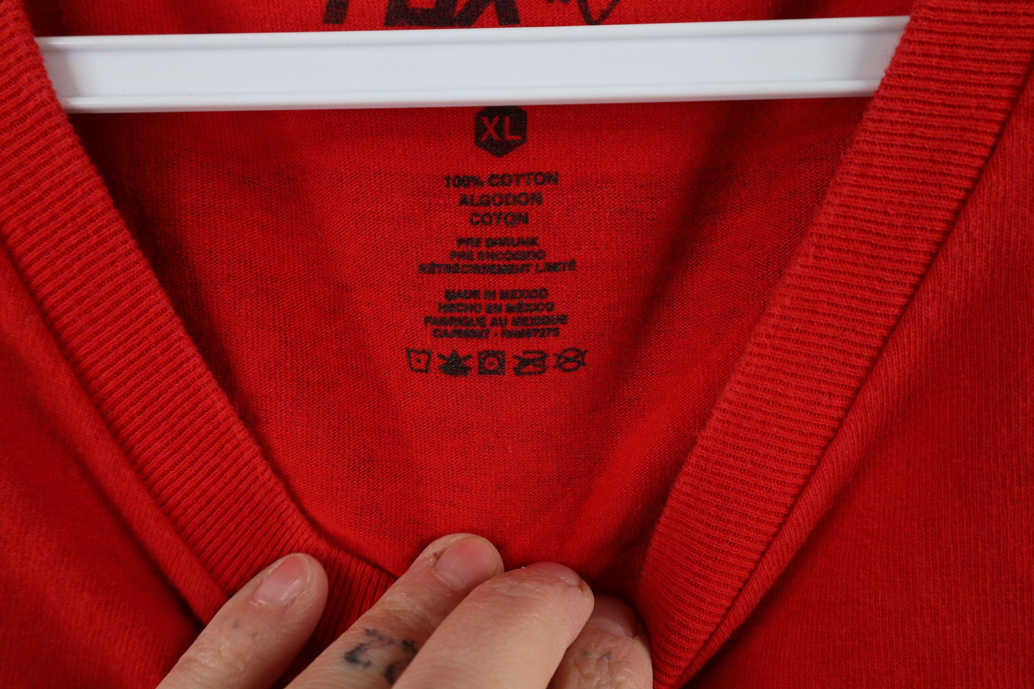 Fox Racing × Vintage Vintage Fox Racing Spell Box Logo Short Sleeve T-Shirt Red Size US XL / EU 56 / 4 - 7 Thumbnail