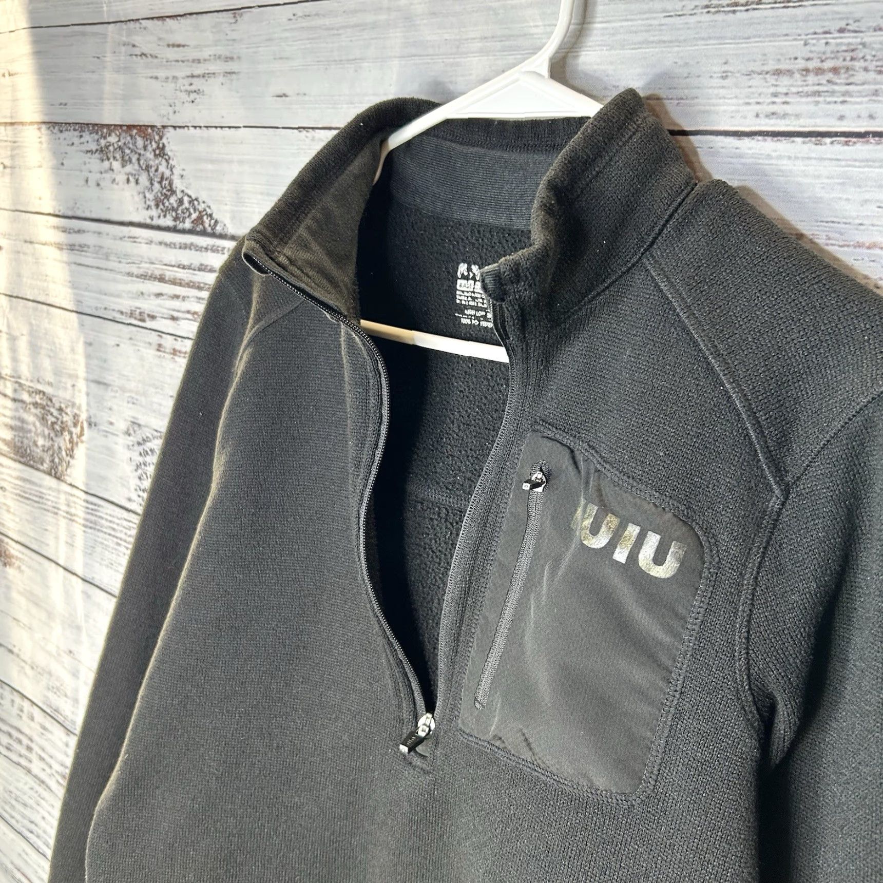 Vintage KUIU Base Camp High Loft Sweater Fleece Half 1/2 Zip Pullover Black Men’s Small Size US S / EU 44-46 / 1 - 6 Thumbnail