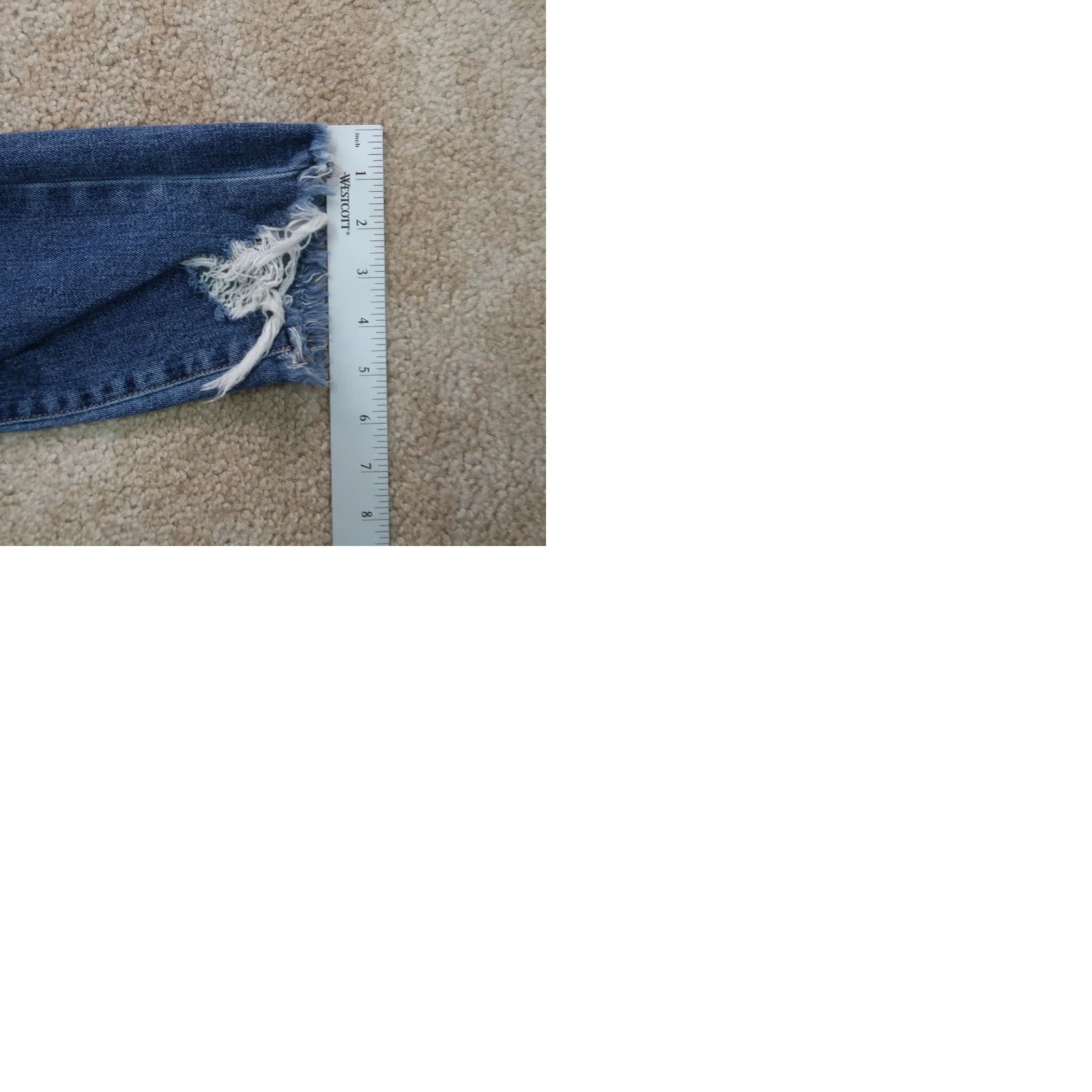 Vintage Joes Jeans The Smith Mid Crop Jeans Women's 28 Blue Stretch Denim Slim 5-Pocket Design Cropped Modern Classic Size 28" / US 6 / IT 42 - 9 Thumbnail
