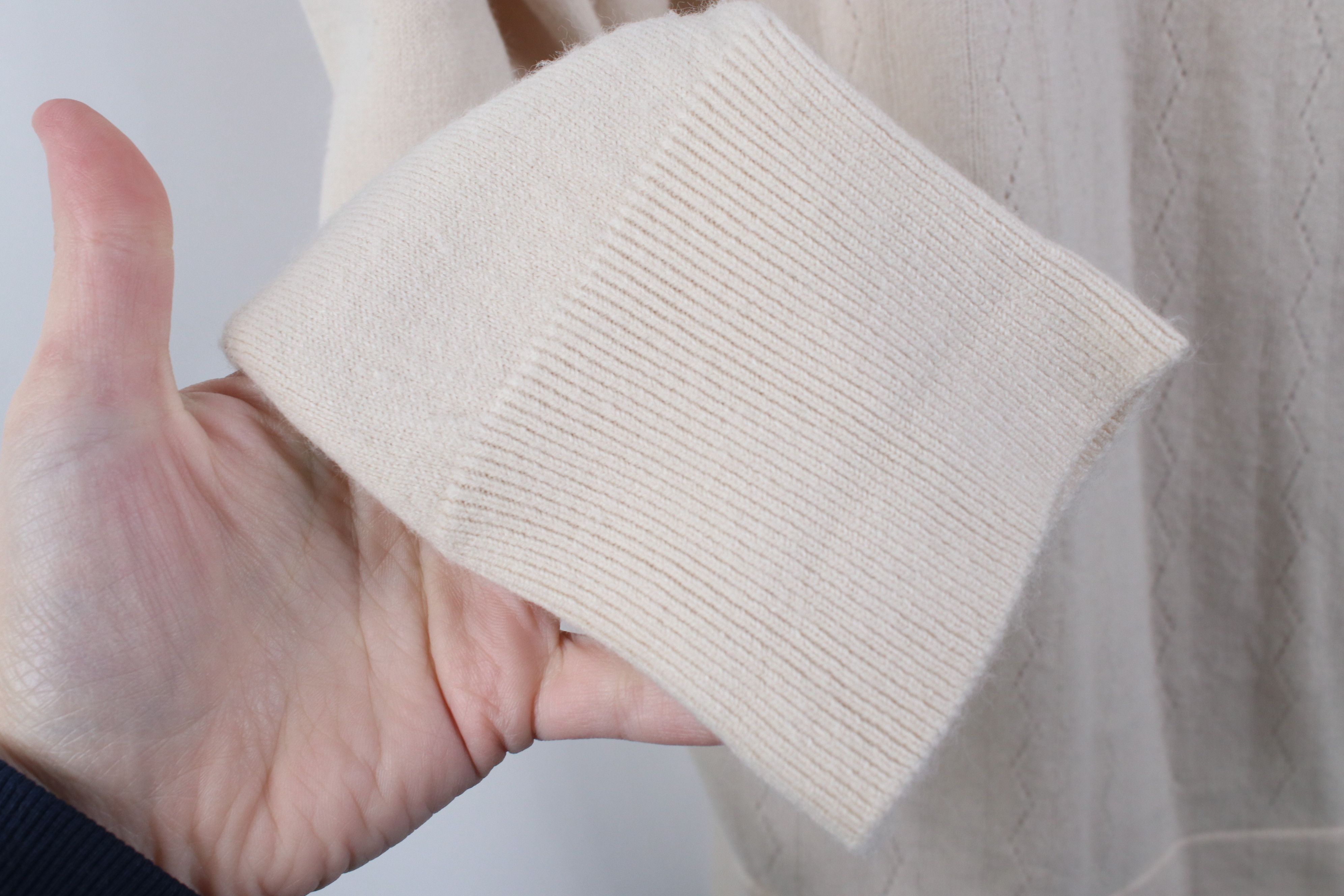 Vintage Vintage 50s 60s Streetwear Knit Collared Sweater Beige USA Size US M / EU 48-50 / 2 - 8 Thumbnail