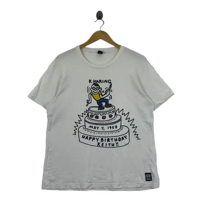 Keith Haring KEITH HARING x UNIQLO Birthday Pop Art Tee Shirt Size US L / EU 52-54 / 3 - 1 Thumbnail