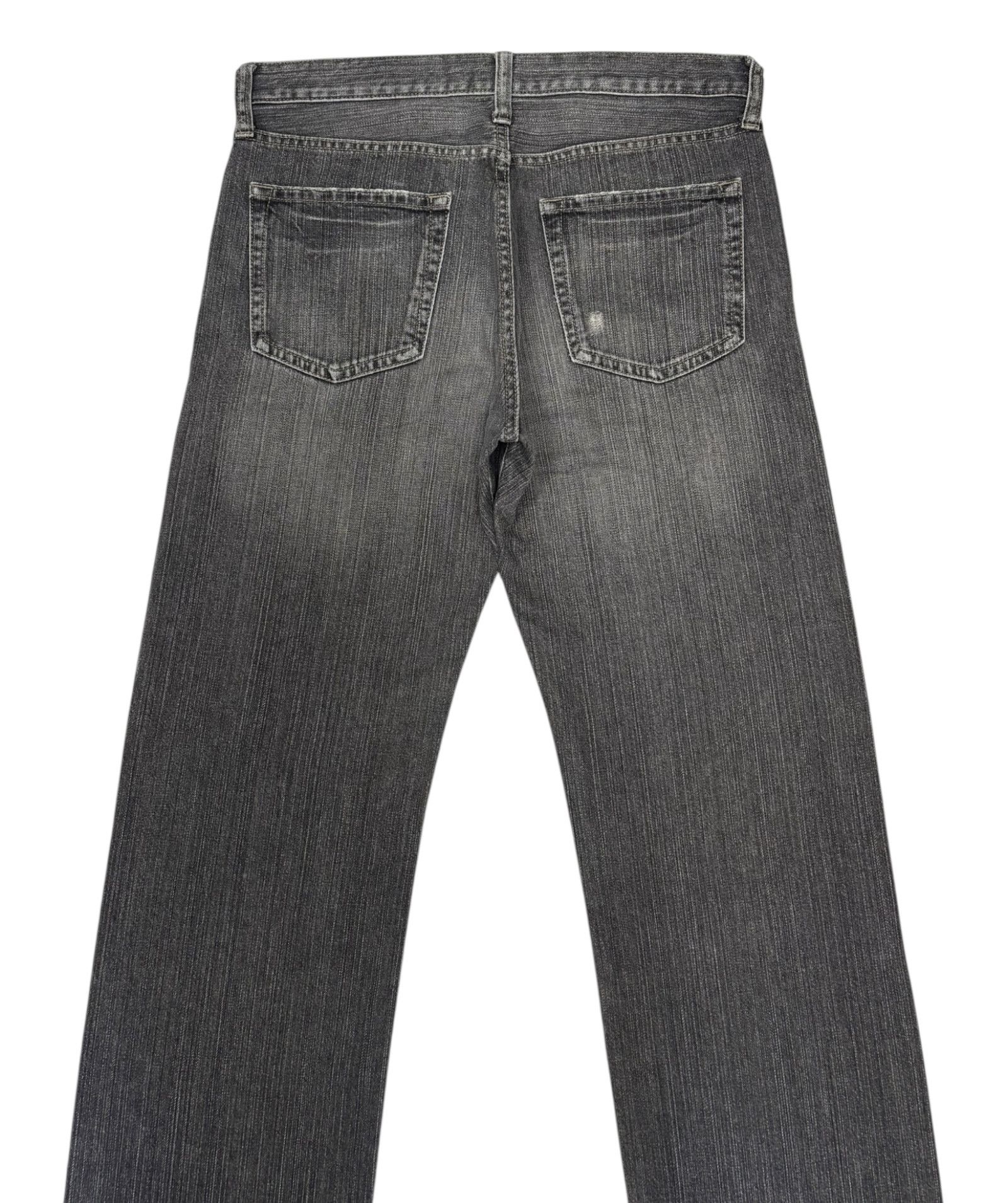 Undercover × Uniqlo Vintage Uniqlo Faded Black Baggy Distressed Denim Jeans Size US 33 - 6 Thumbnail