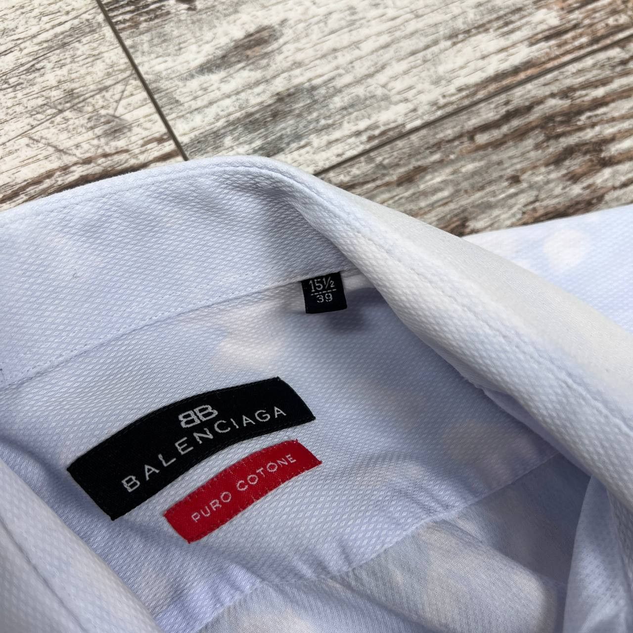 Balenciaga Balenciaga Shirt Custom Size 15/39 Size US XXS / EU 40 - 10 Thumbnail