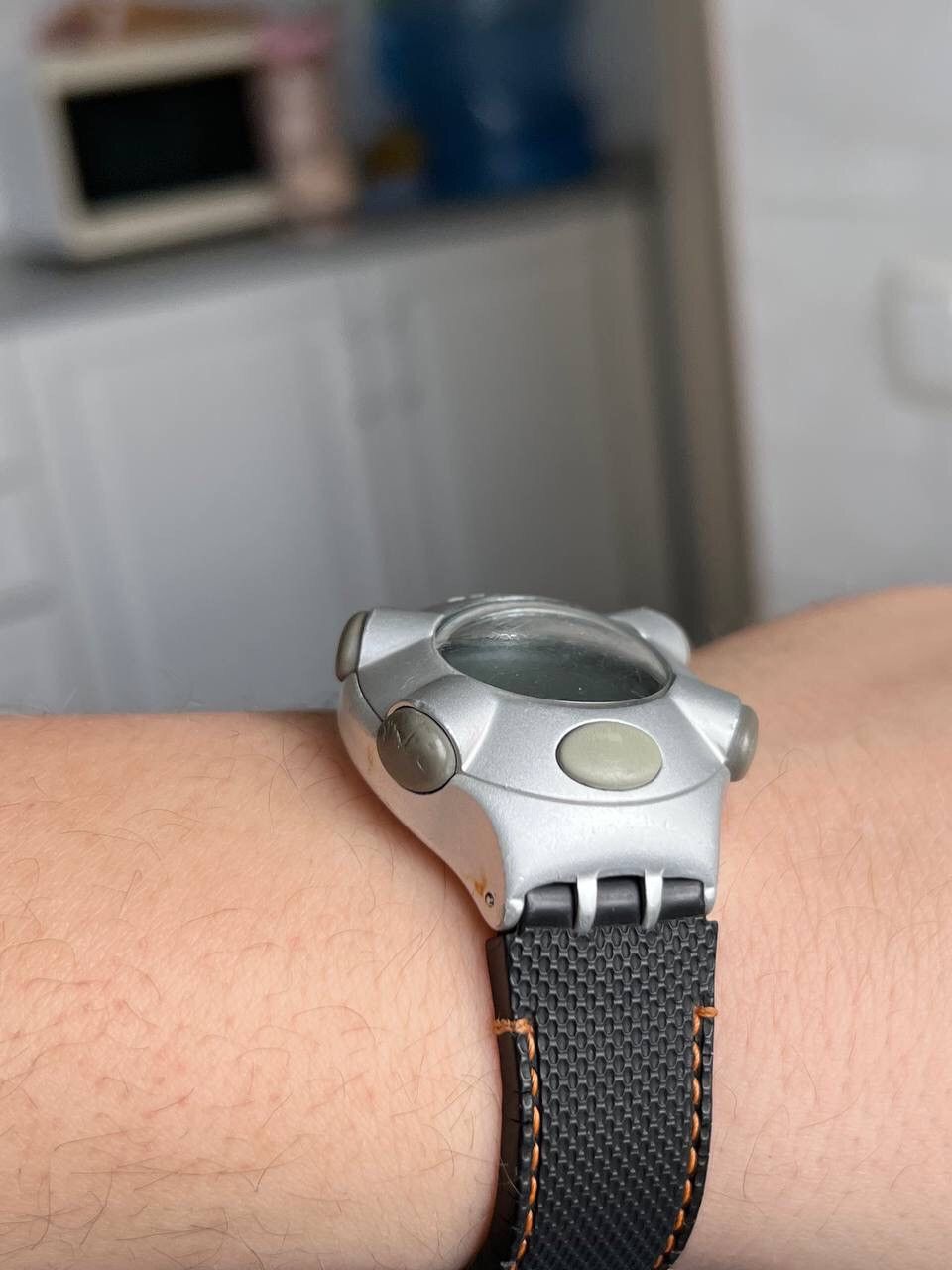 Japanese Brand × Vintage Vintage Futuristic Form Watch Digital Bubble Swatch Beat Size ONE SIZE - 3 Thumbnail