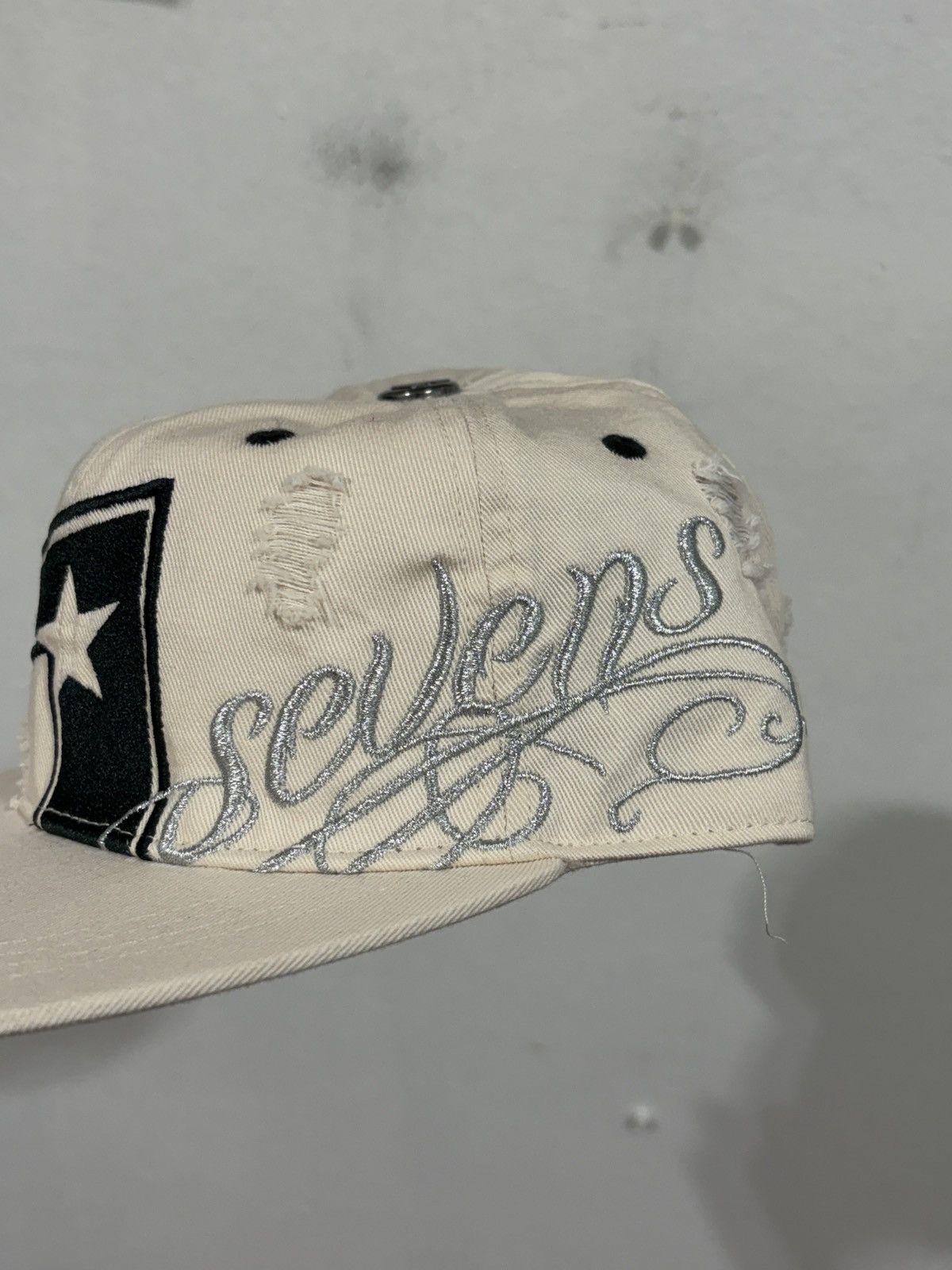 TRIPLE SEVENS Triple Sevens White Cap Size ONE SIZE - 2 Thumbnail
