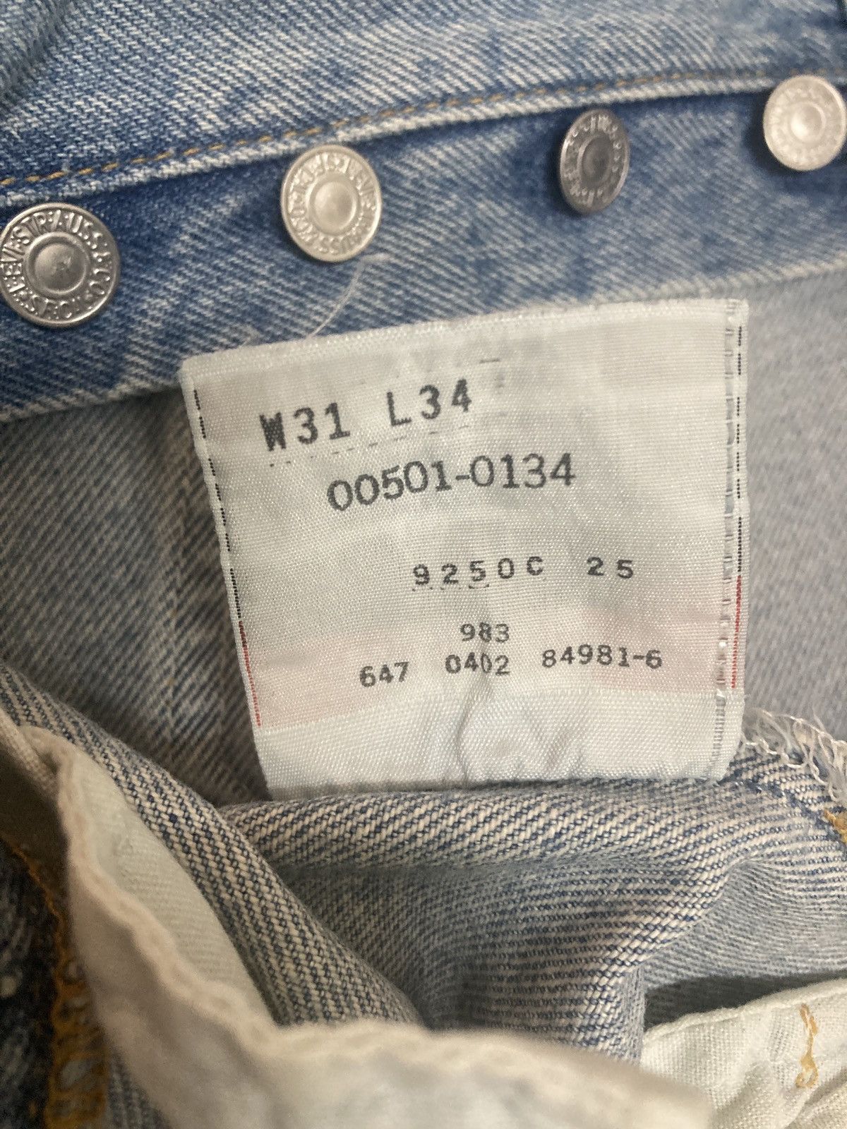 Levi's Vintage Y2K Levis 501 jeans Made in Mexico for Men Size US 31 - 6 Thumbnail