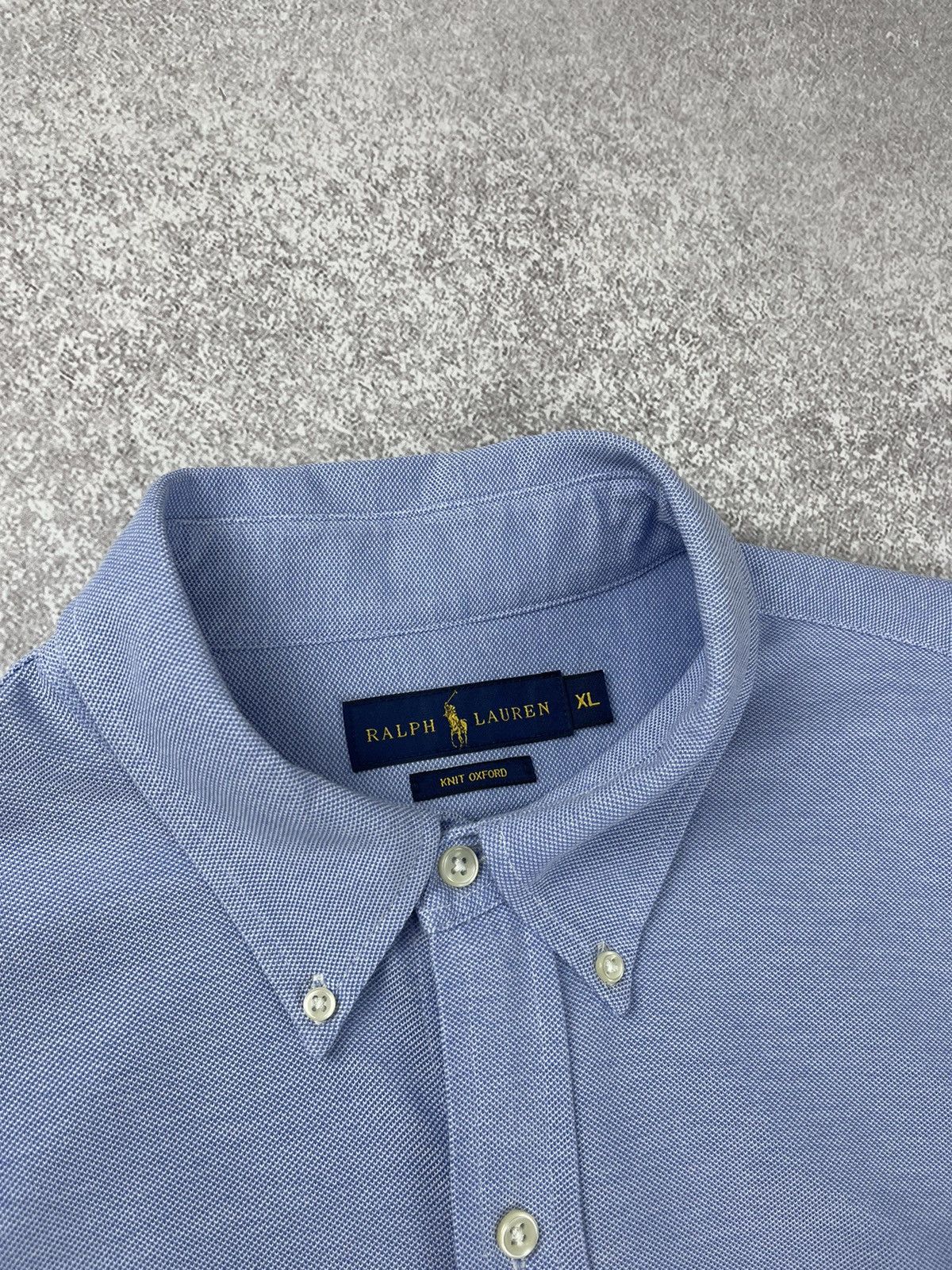 Polo Ralph Lauren Polo Ralph Lauren Knit Oxford Long Sleeve Shirt Size US XL / EU 56 / 4 - 6 Thumbnail