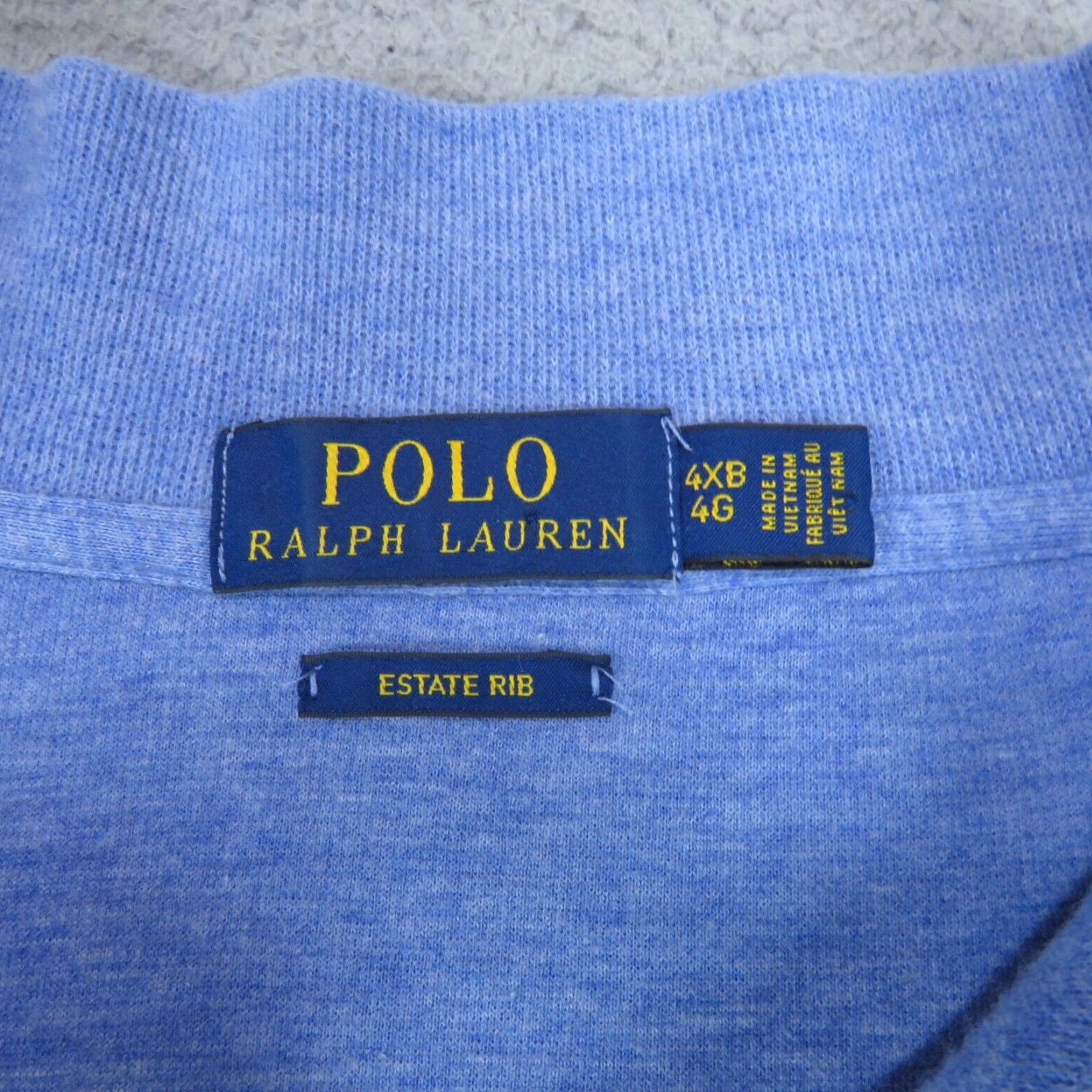 Polo Ralph Lauren Polo Ralph Lauren Sweater Mens 4XB Estate Rib Pullover 1/4 Zip Knit Estate Rib Size US XXL / EU 58 / 5 - 4 Thumbnail