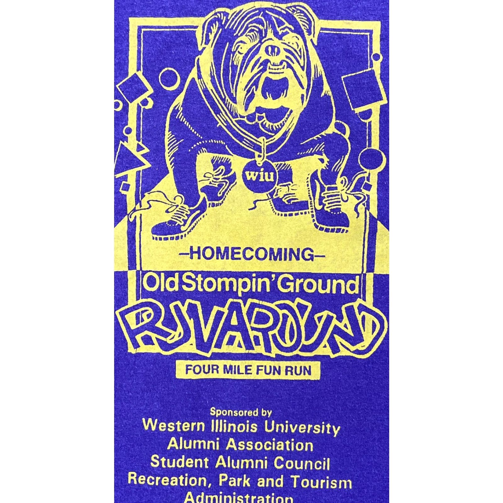 Vintage VINTAGE Western Illinois University Shirt Adult 2XL Purple Homecoming Bulldog Duke T-Shirts Size US XXL / EU 58 / 5 - 4 Thumbnail