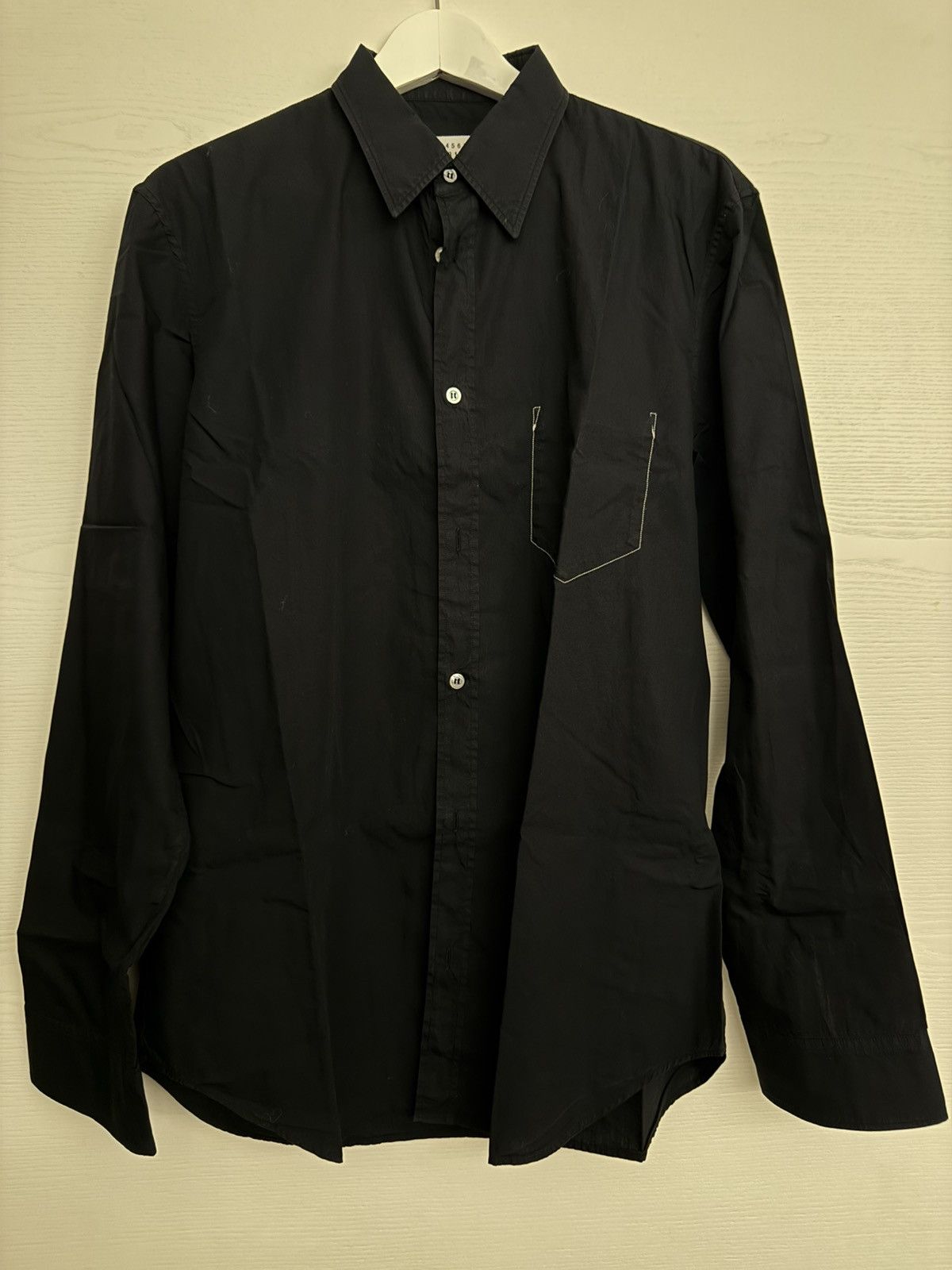 Maison Margiela Maison Margiela Black Shirt Size US XS / EU 42 / 0 - 1 Thumbnail