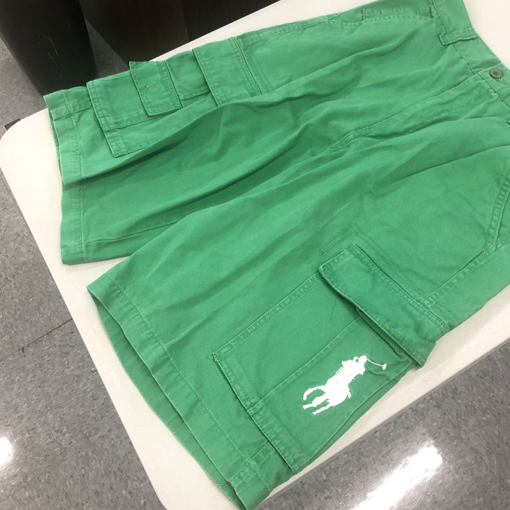 Polo Ralph Lauren VINTAGE Polo Ralph Lauren Cargo Skate Shorts Men 32 Green 13in Inseam Cargo Logo Size US XS / EU 42 / 0 - 3 Thumbnail