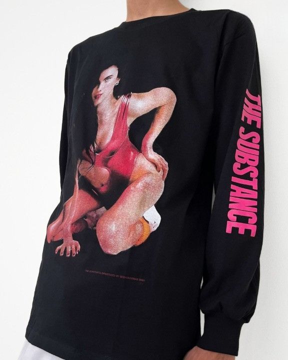 Band Tees The Substance Movie L/S Tee Black "Pump it Up" Size US L / EU 52-54 / 3 - 4 Thumbnail