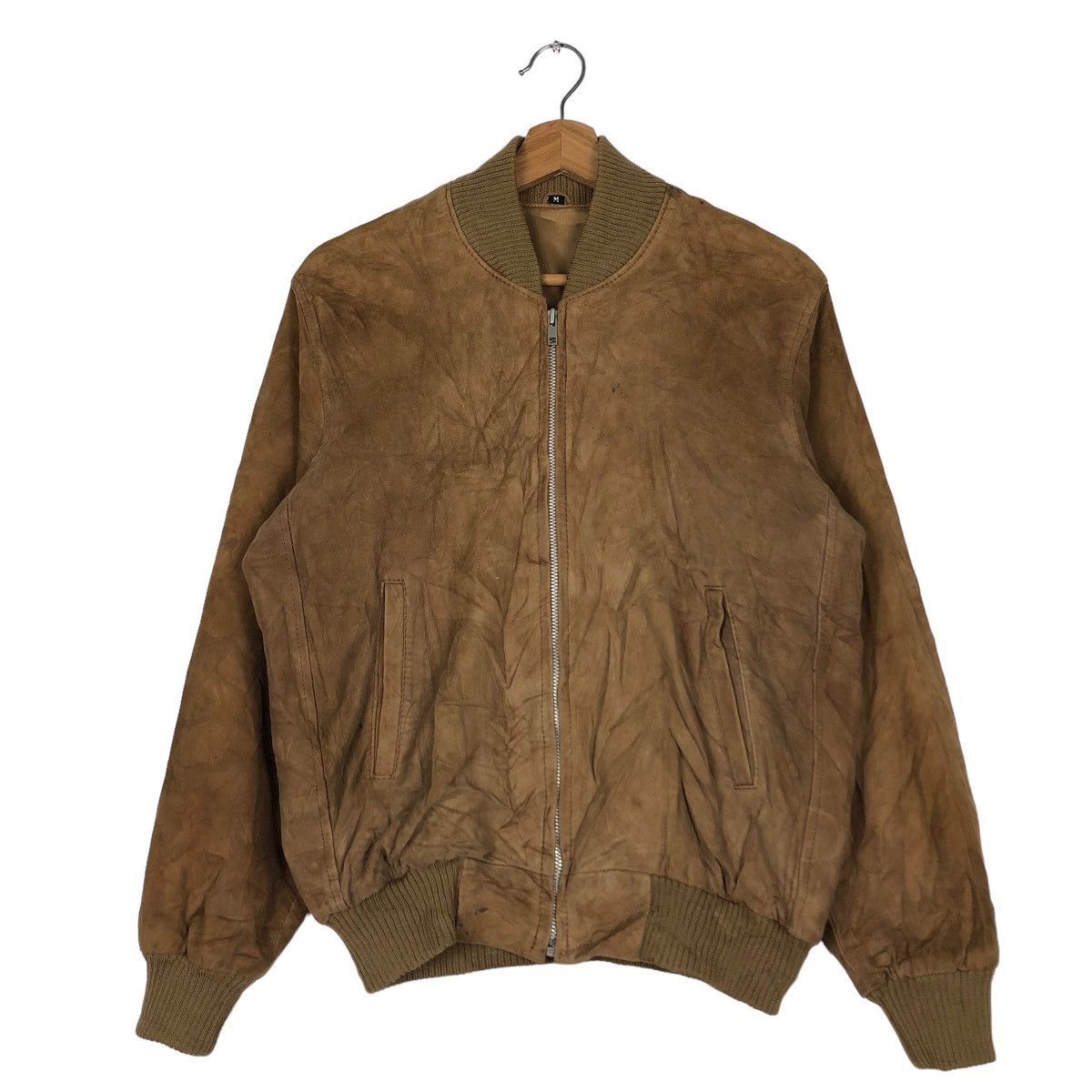 Japanese Brand 🔥Vintage Bomber Jacket Suede Inspire Issey Miyake Size US M / EU 48-50 / 2 - 1 Thumbnail