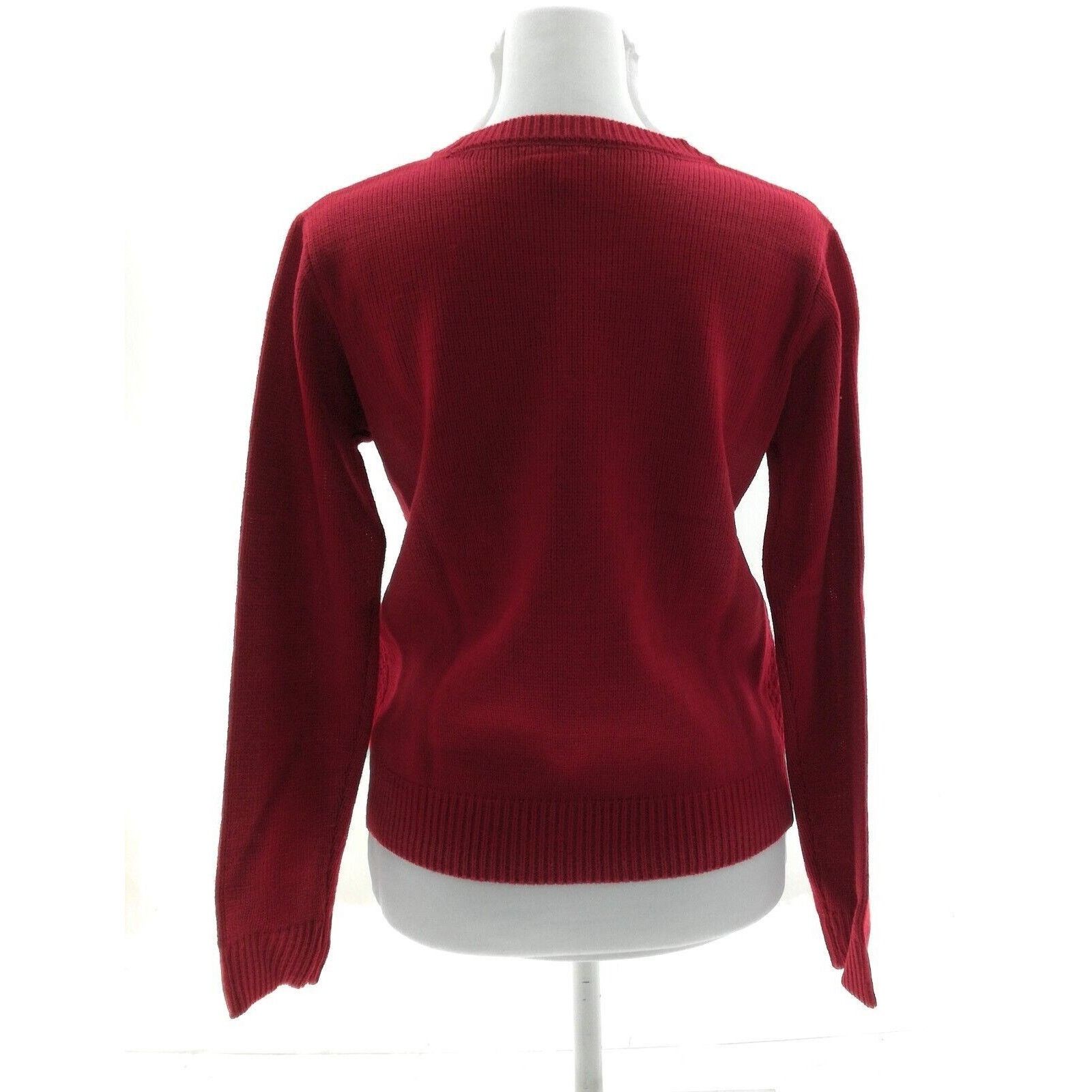 Other Love By Design Red Pullover Long Sleeve Sweater - Size XL Size XL / US 12-14 / IT 48-50 - 3 Thumbnail
