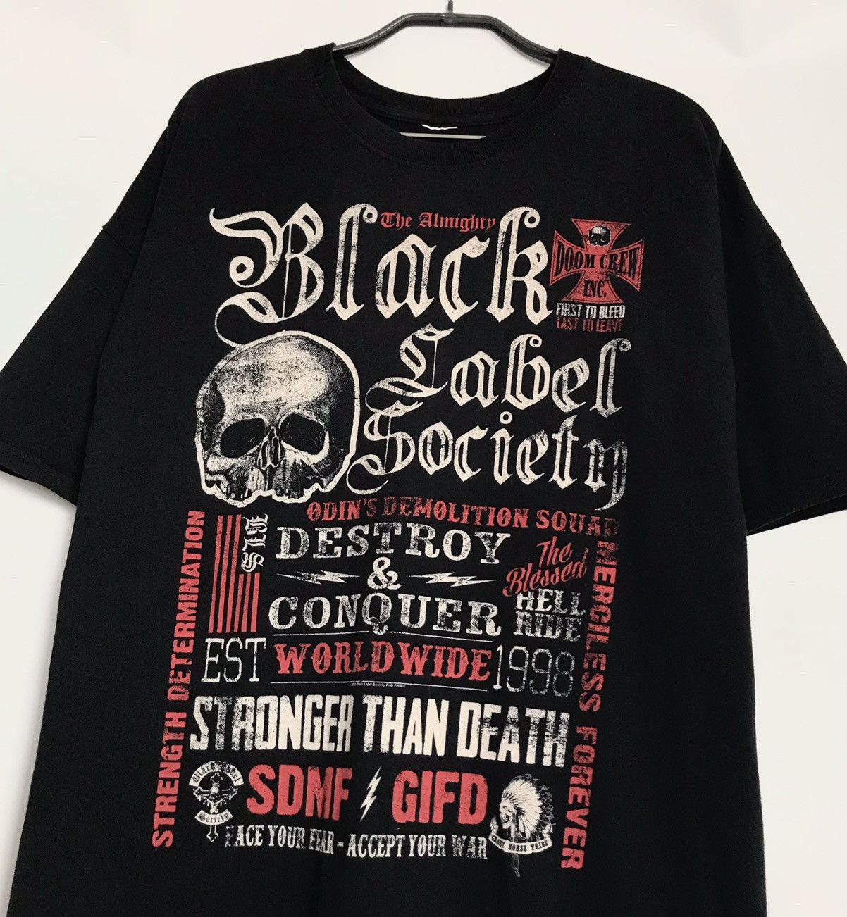 Band Tees Jerzees Black Label Society The Blessed Hellride Tee Size US XL / EU 56 / 4 - 2 Thumbnail