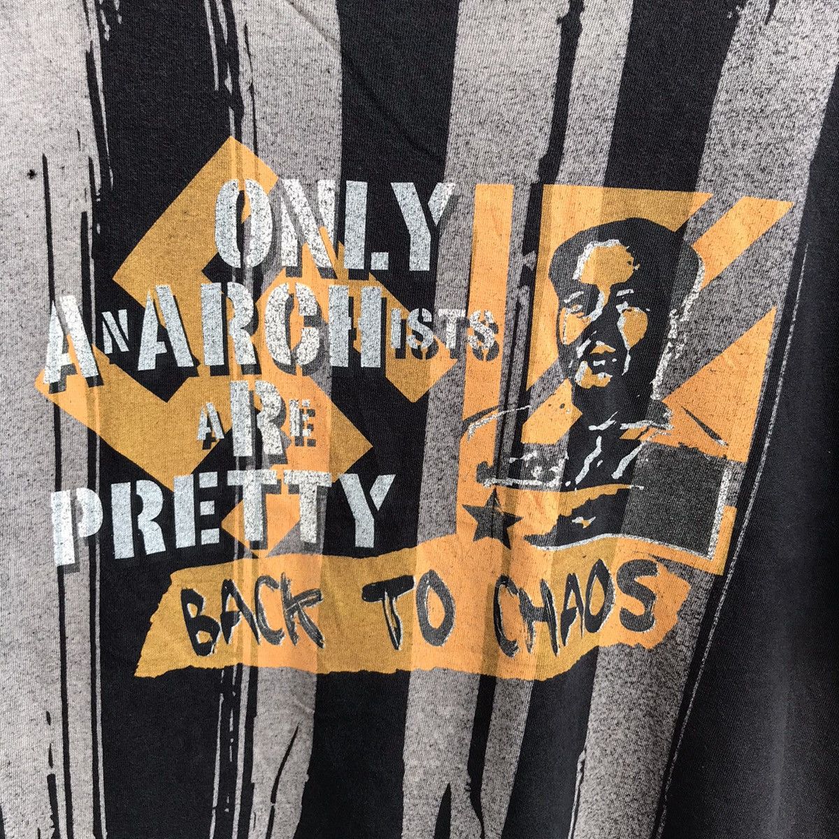 Japanese Brand × Vintage ONLY ANARCHISTS ARE PRETTY punk chaos tee Size US M / EU 48-50 / 2 - 4 Thumbnail