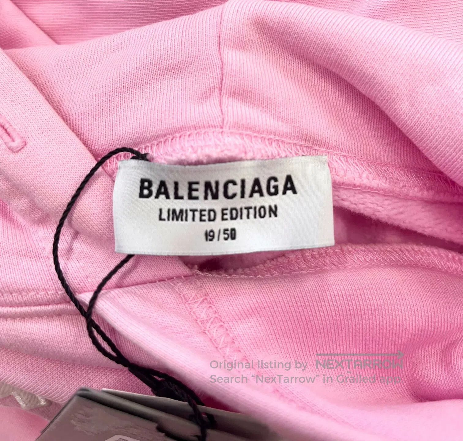Balenciaga Balenciaga Pink City Limited Front Knit Logo Letter Hooded Size US S / EU 44-46 / 1 - 4 Thumbnail