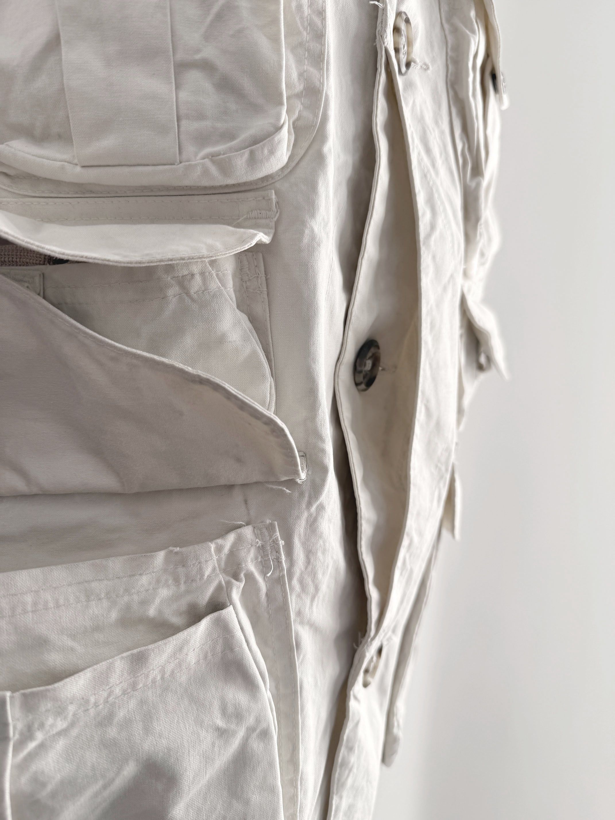Vintage 90s Vintage Filson Hunter white pocket vest Size US L / EU 52-54 / 3 - 5 Thumbnail