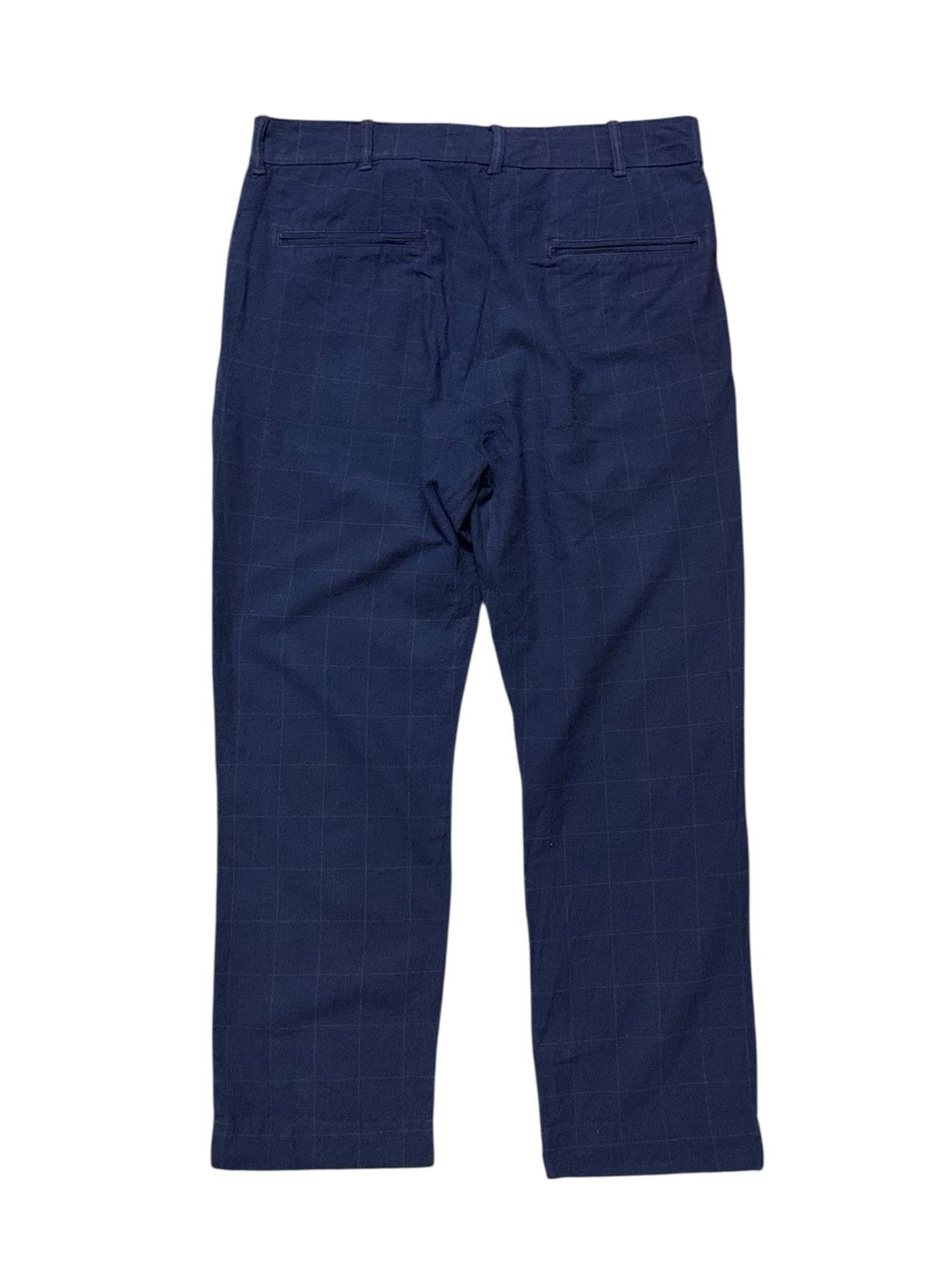RRL Ralph Lauren RRL Double Pleat Navy Check Pants Vintage Style Size US 32 / EU 48 - 3 Thumbnail