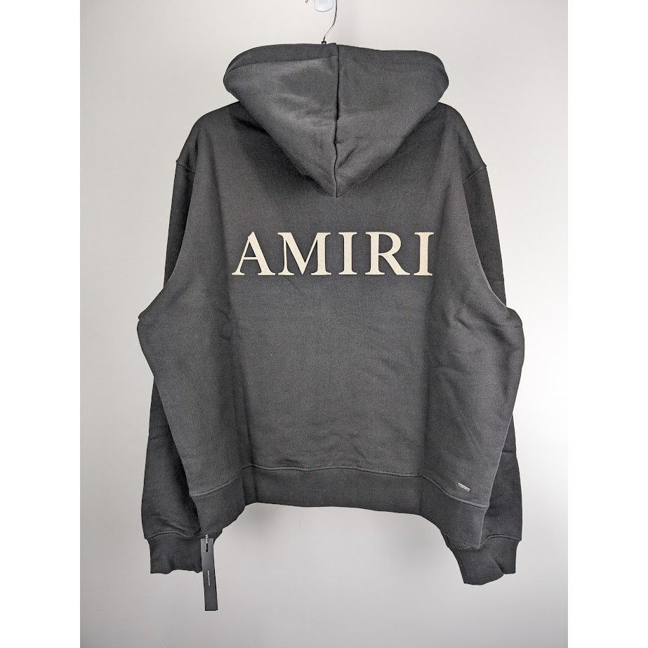 Amiri o1rshd1 Puff Logo Hoodie in Black Size US XL / EU 56 / 4 - 12 Thumbnail
