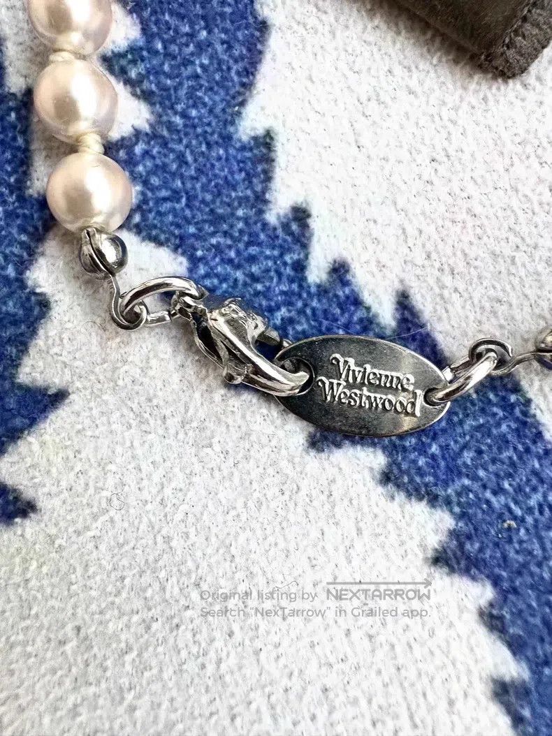 Vivienne Westwood Vivienne Westwood Vintage Old Style Pearl Saturn Bracelet Size ONE SIZE - 3 Thumbnail