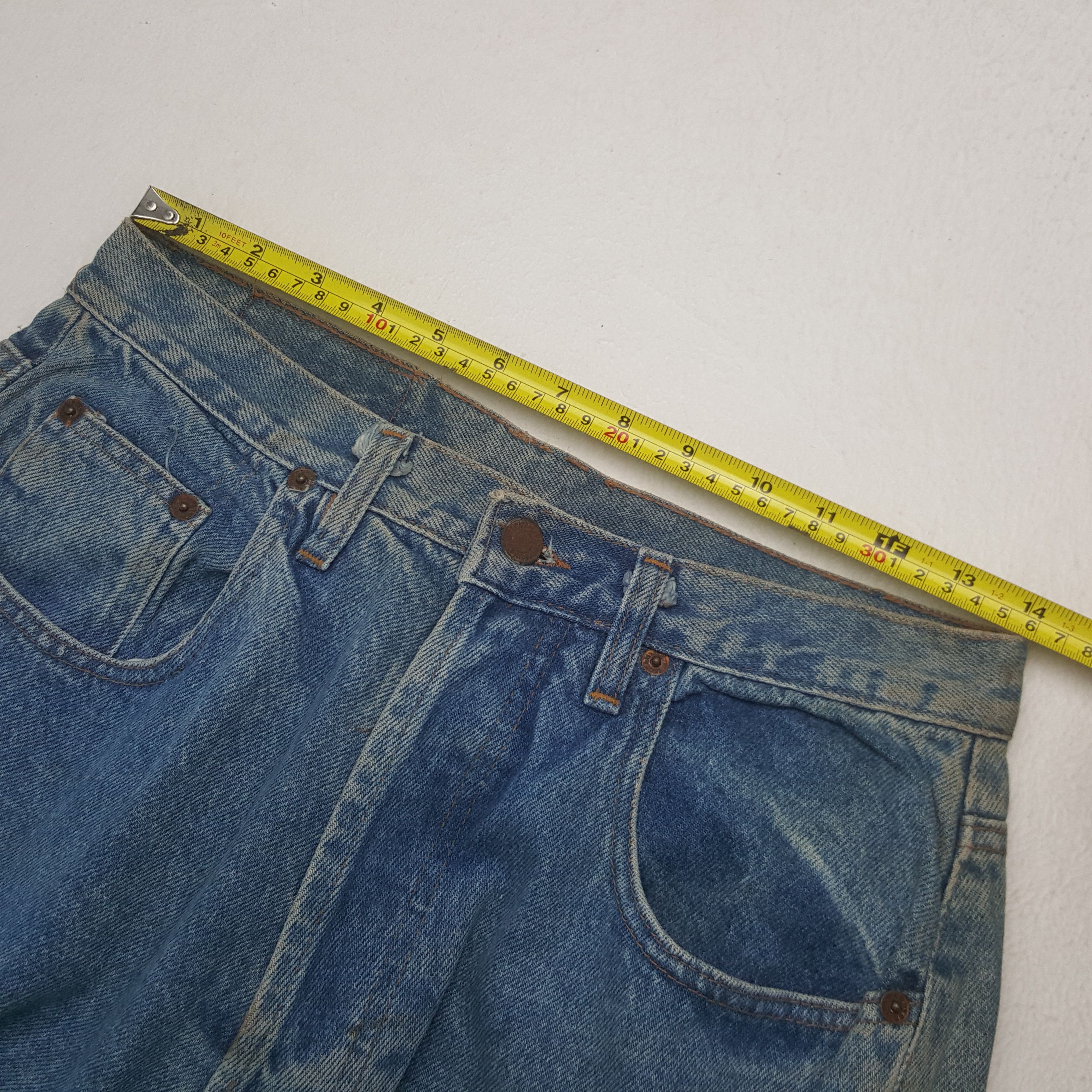 Other Vintage H Landers Patchwork Denim Jeans Size US 28 / EU 44 - 7 Thumbnail