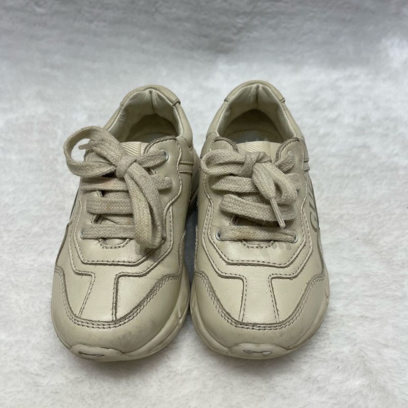 Gucci Gucci Rhyton Leather Baby Shoes in Ivory 0079 Size US 8 / EU 41 - 1 Thumbnail