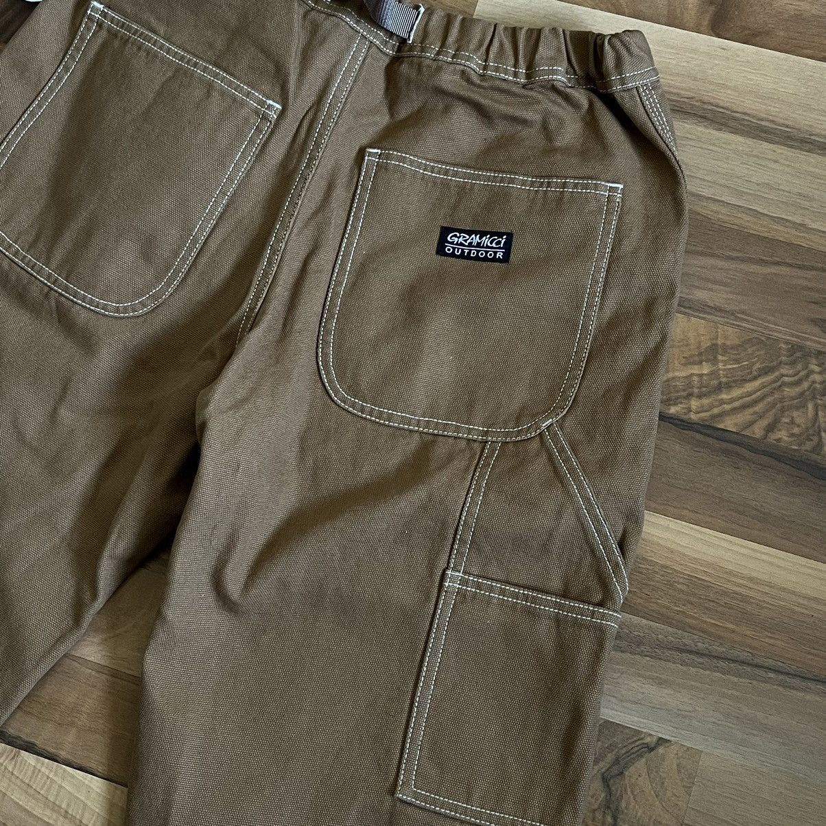 Gramicci gramicci double knee carpenter pants duck canvas workwear Size US 32 / EU 48 - 4 Thumbnail