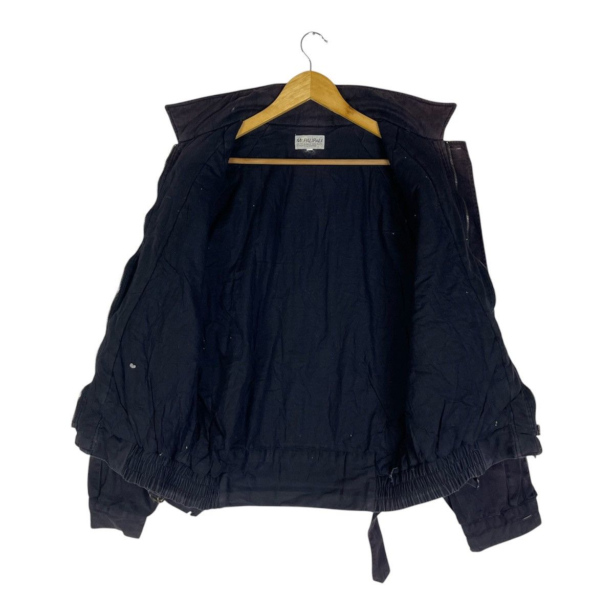 Issey Miyake Vintage 80s Oversized Blouson Jacket – Belted Hem, Boxy Flow Size US L / EU 52-54 / 3 - 4 Thumbnail