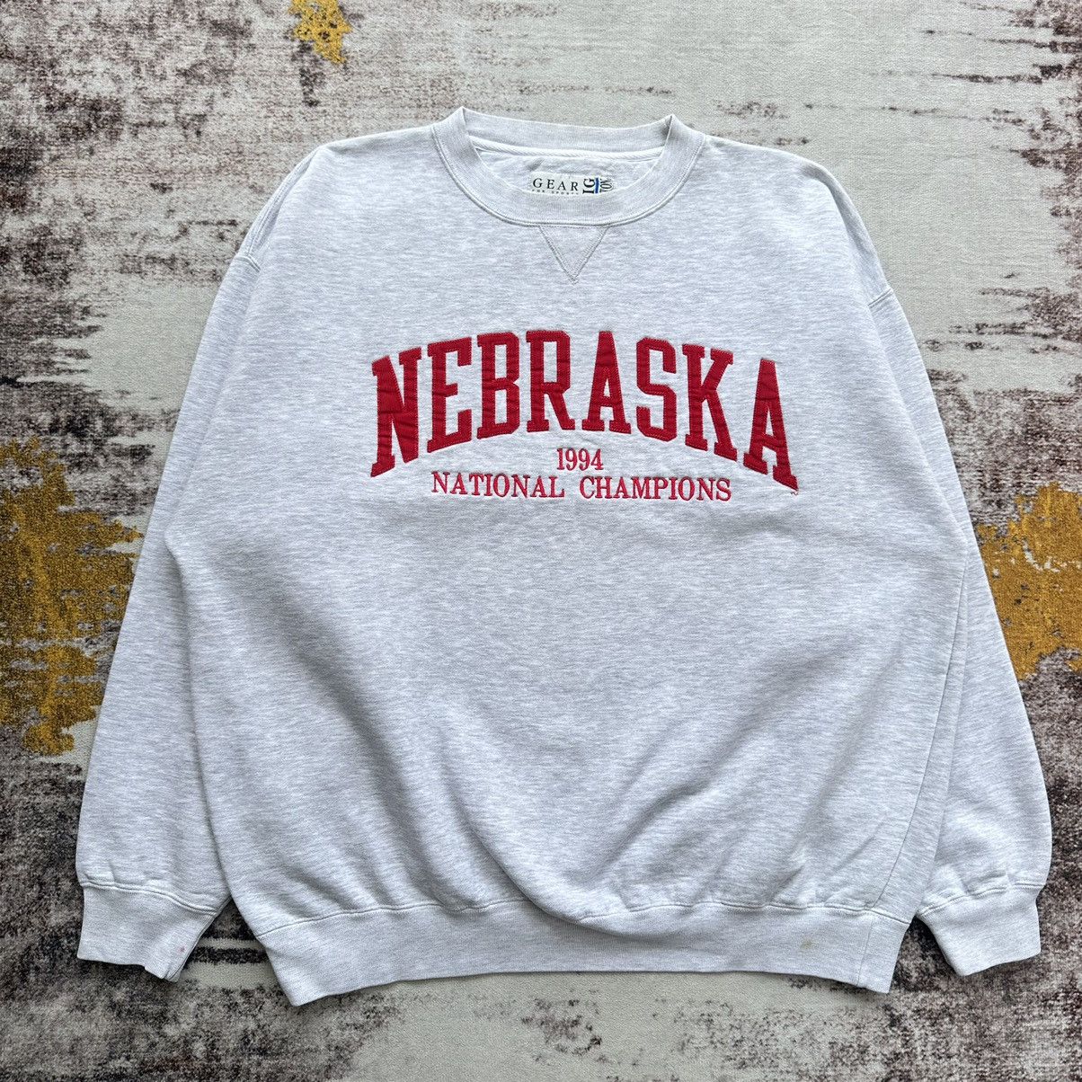 Gear for Sports VINTAGE NEBRASKA NATIONAL CHAMPIONS SPELL OUT BIG LOGO 1994 Size US XXL / EU 58 / 5 - 2 Thumbnail
