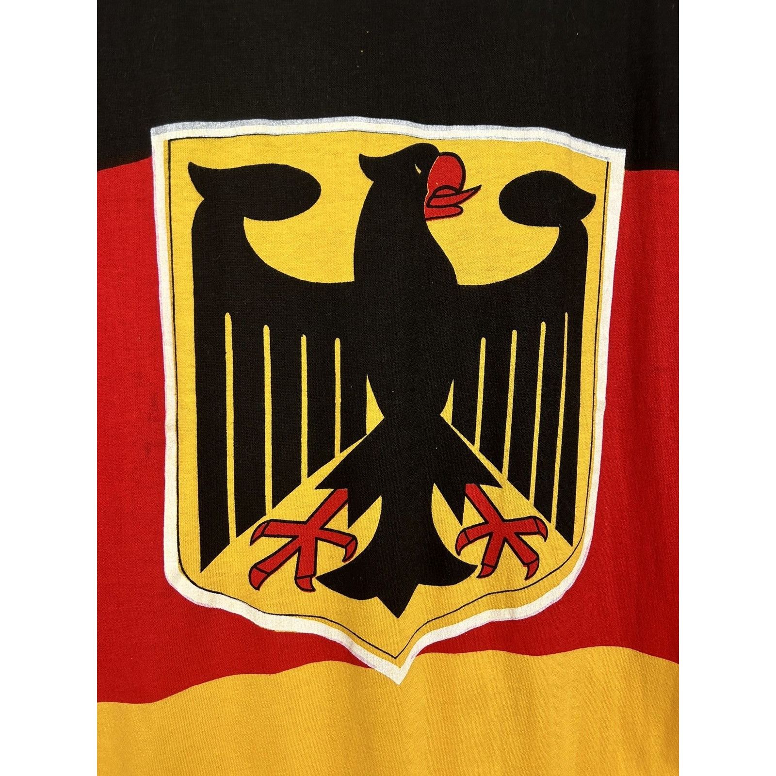 Vintage 80s Bundeswehr Single Stitch Kanye Vultures Style Tank Top Size US XL / EU 56 / 4 - 2 Thumbnail