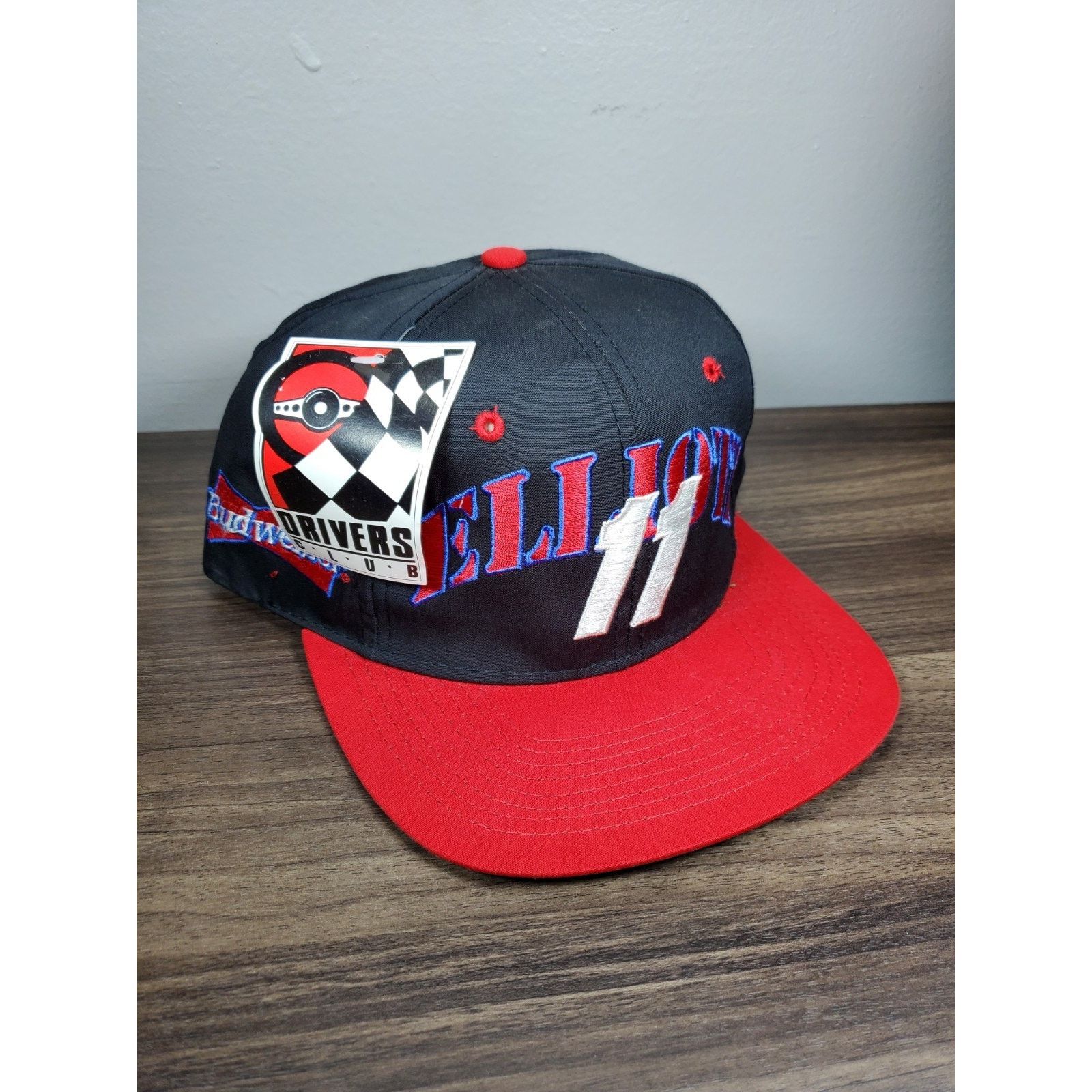 Logo 7 × NASCAR × Vintage Bill Elliott #11 Logo 7 Drivers Club Budweiser Racing Hat Size ONE SIZE - 1 Thumbnail