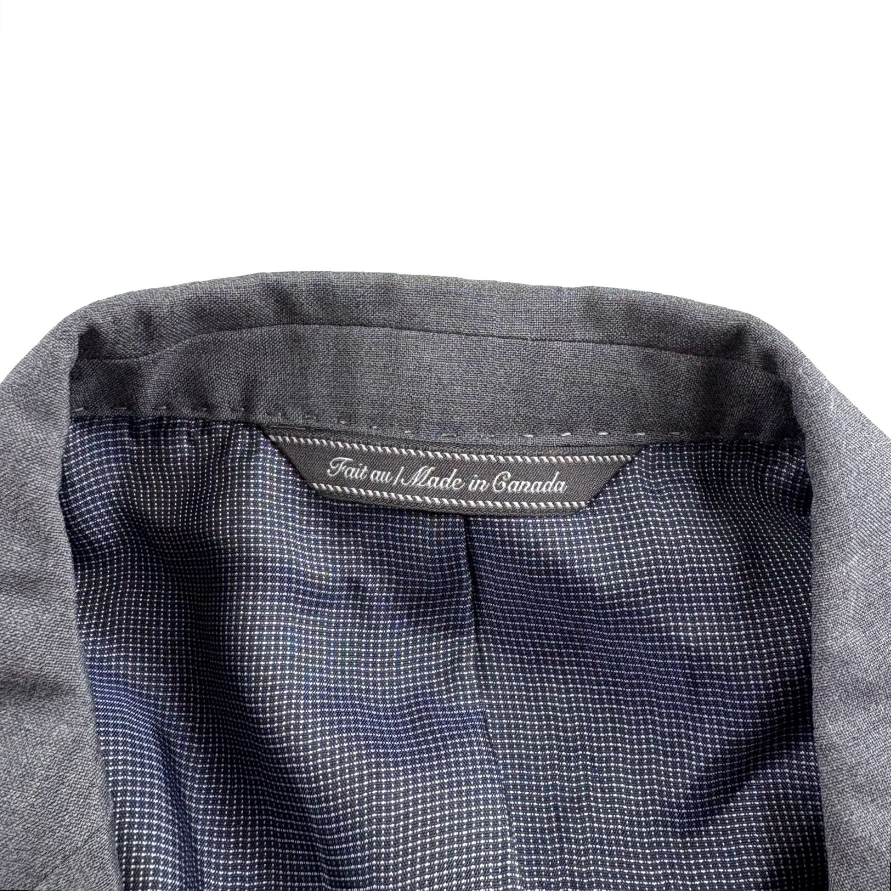 Jack Victor Jack Victor Men’s Wool Blazer Jacket Gray 42R Mens Size 42R - 6 Thumbnail
