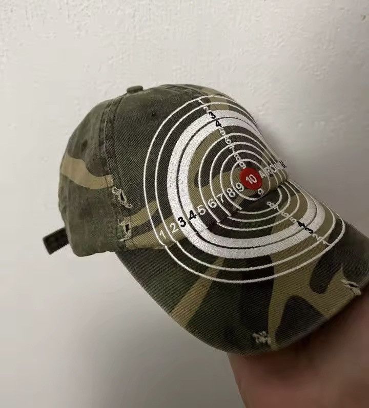 Japanese Brand Bull's-eye Cross Embroidery Baseball Hat Size ONE SIZE - 2 Thumbnail