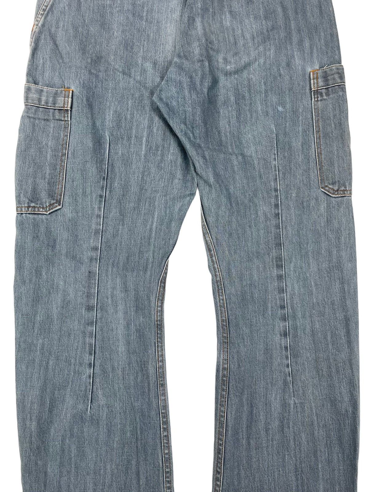 Japanese Brand 1990s Johnbull Side Pocket Work Denim (33x31) Size US 33 - 3 Thumbnail